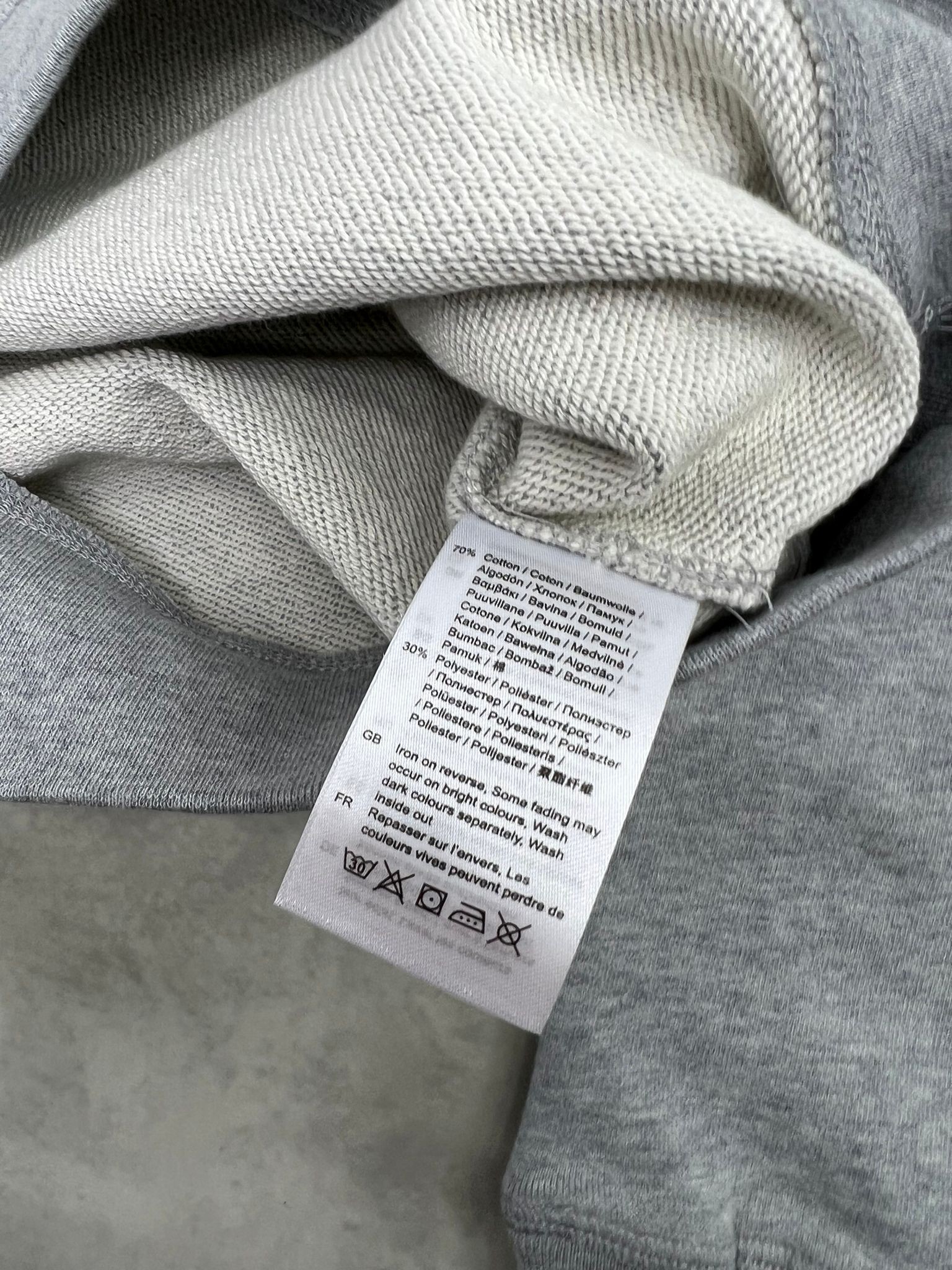 Mid Icon Logo Classic Ceast Gray Sweatshirt