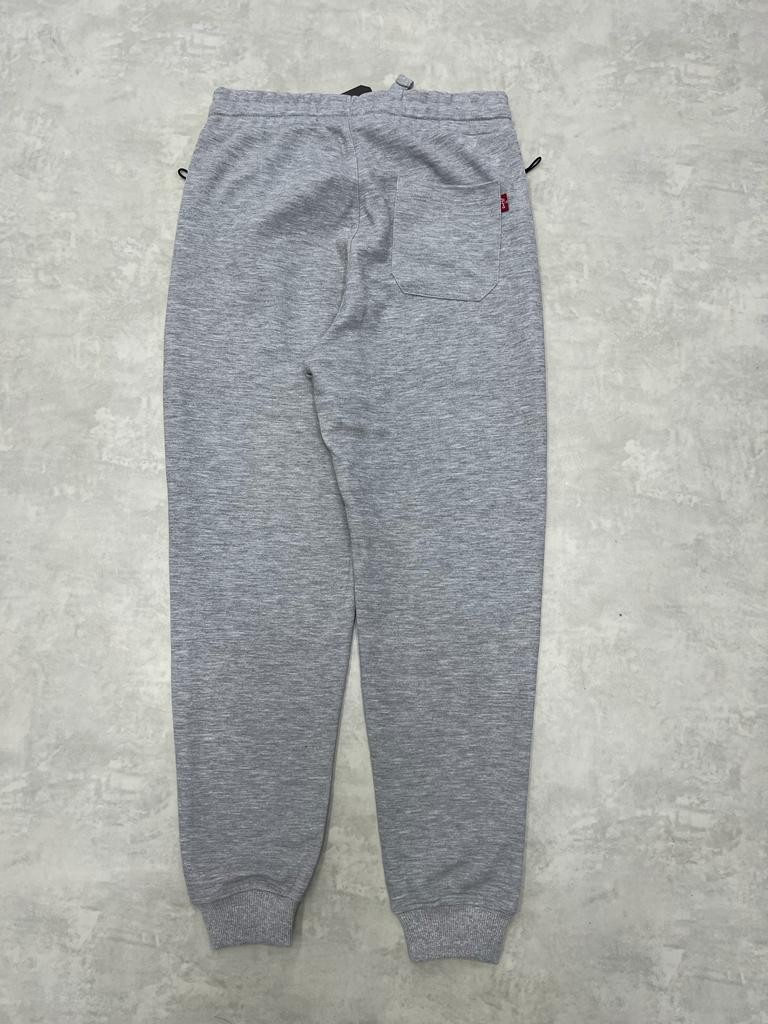 Double Face Gray Nakış Logo Jogger