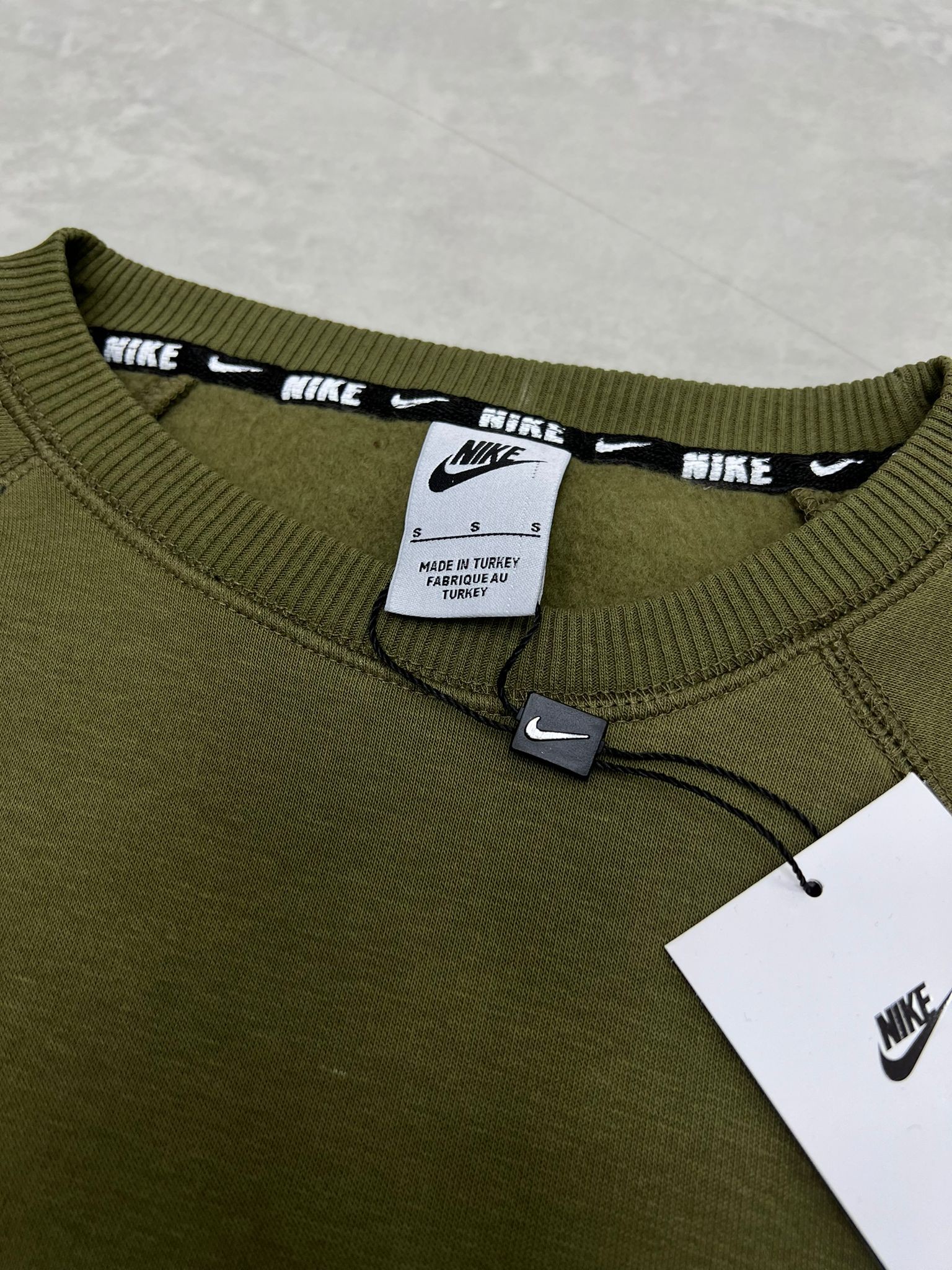 Air Mid Icon Logo Haki Sweatshirt