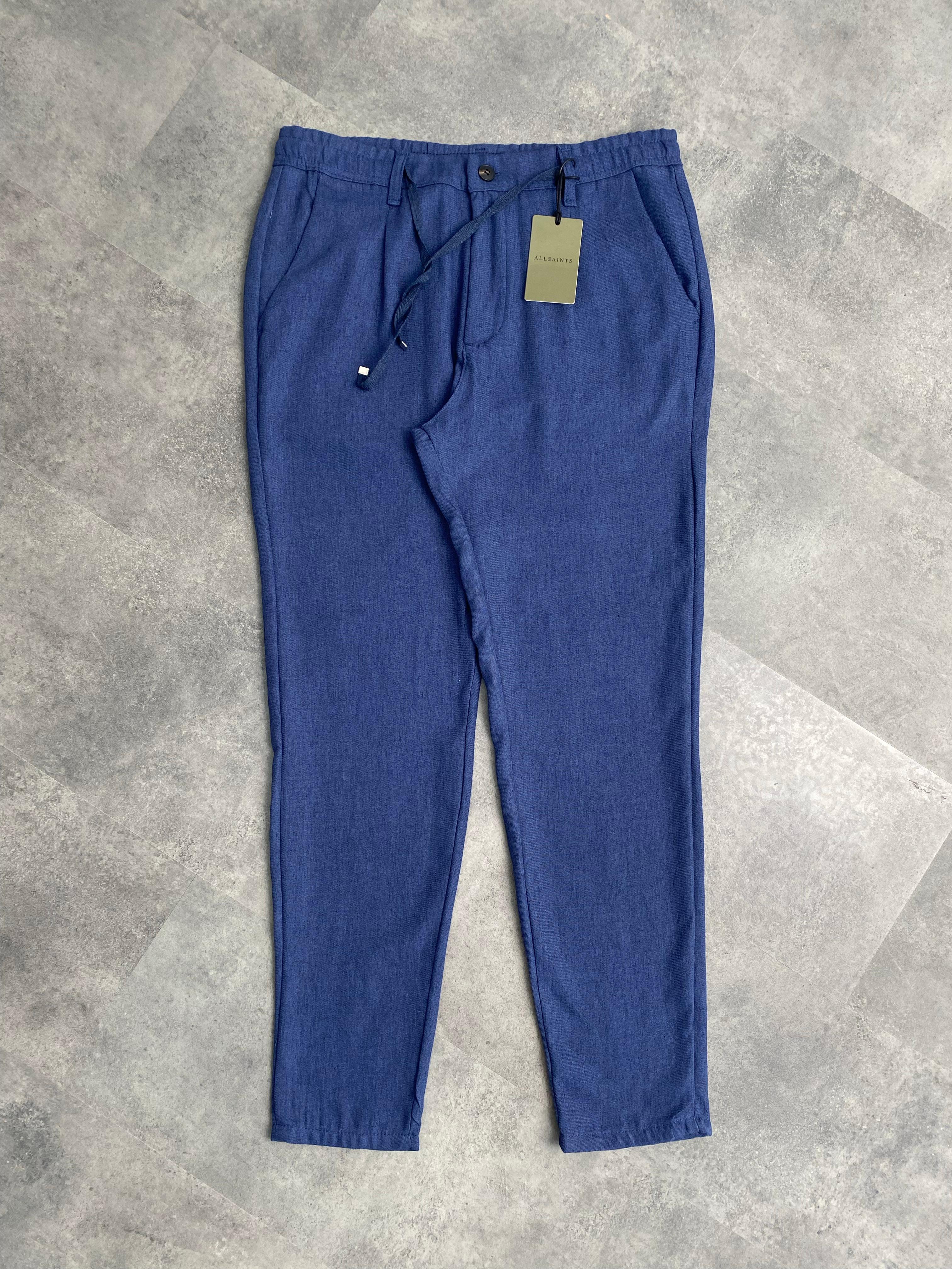 Yeni Sezon Premium Classic Casual Ham  Keten Pantolon - LACİVERT