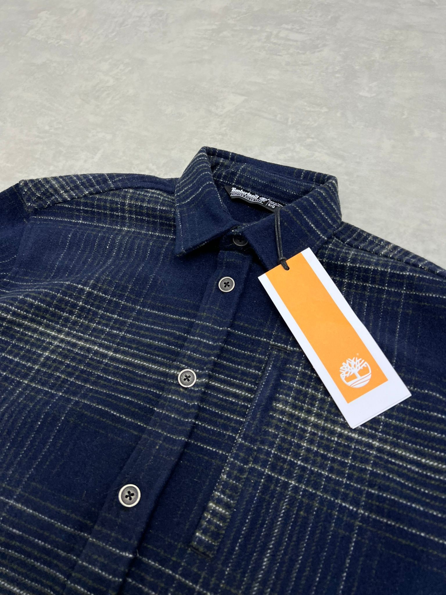 Ekoseli Est.1973 Classic Navy Blue/White  Oduncu Gömleği 