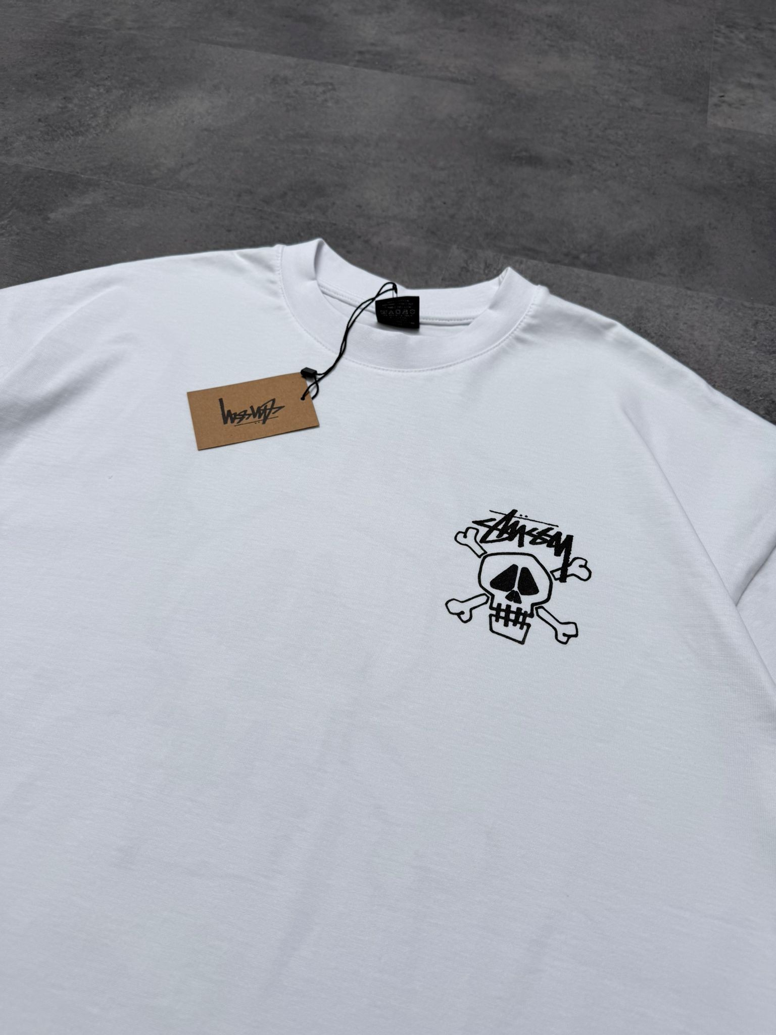 Yeni Sezon Skull  Back To Print White T-shirt