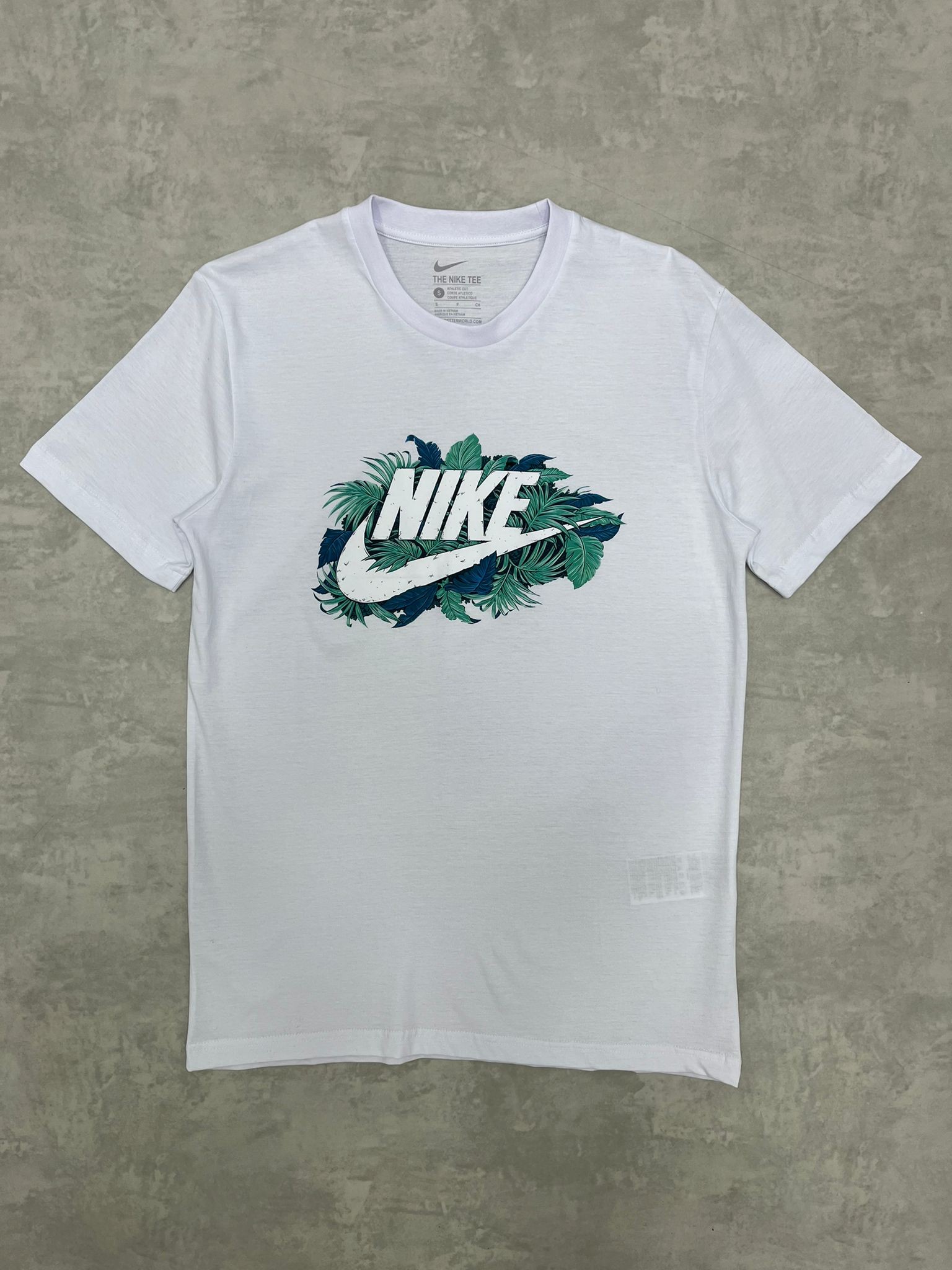 Mid Icon White  Flowers T-shirt