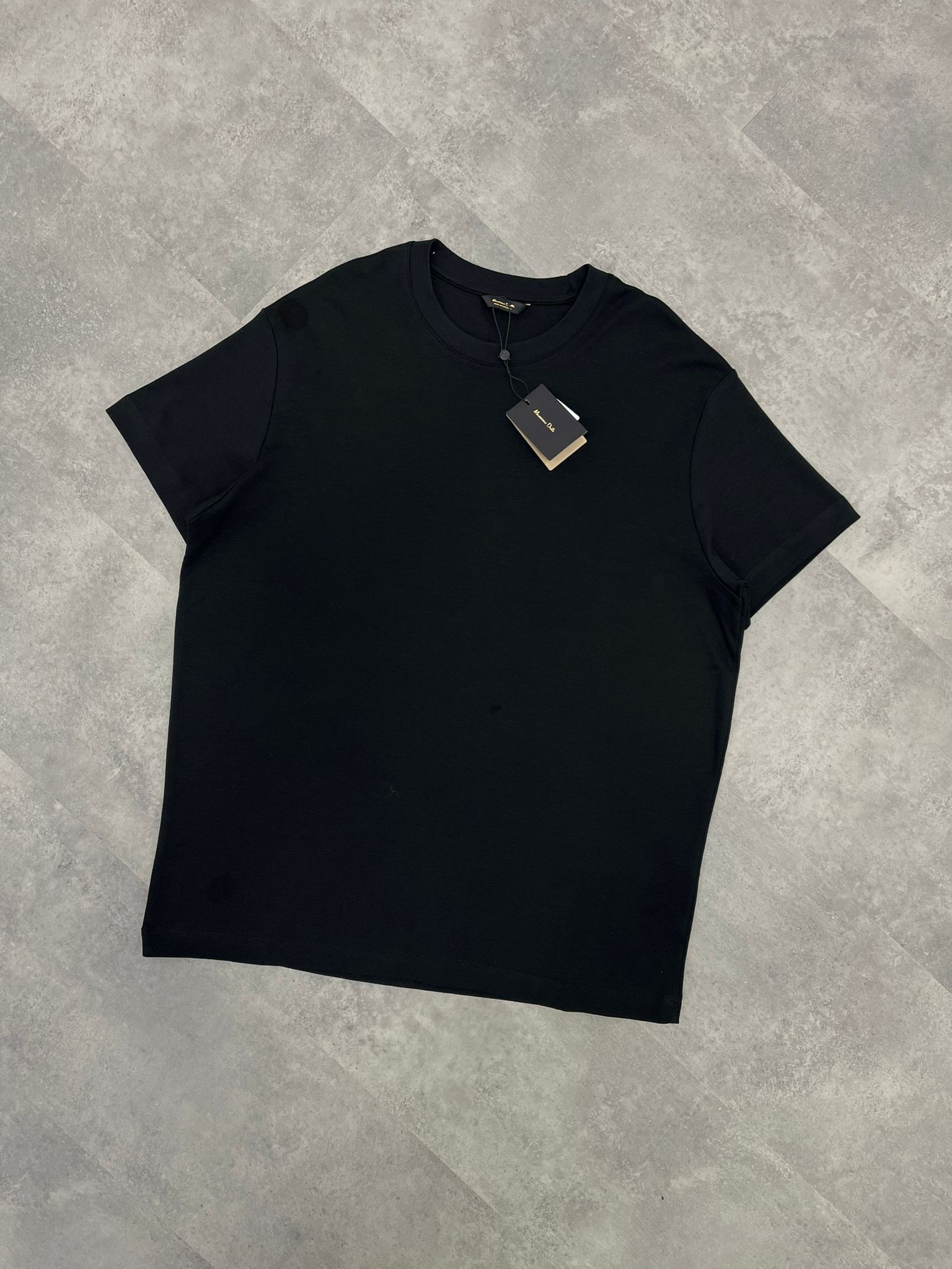 Yeni Sezon Organik Pamuk Black Relax Fit T-shirt