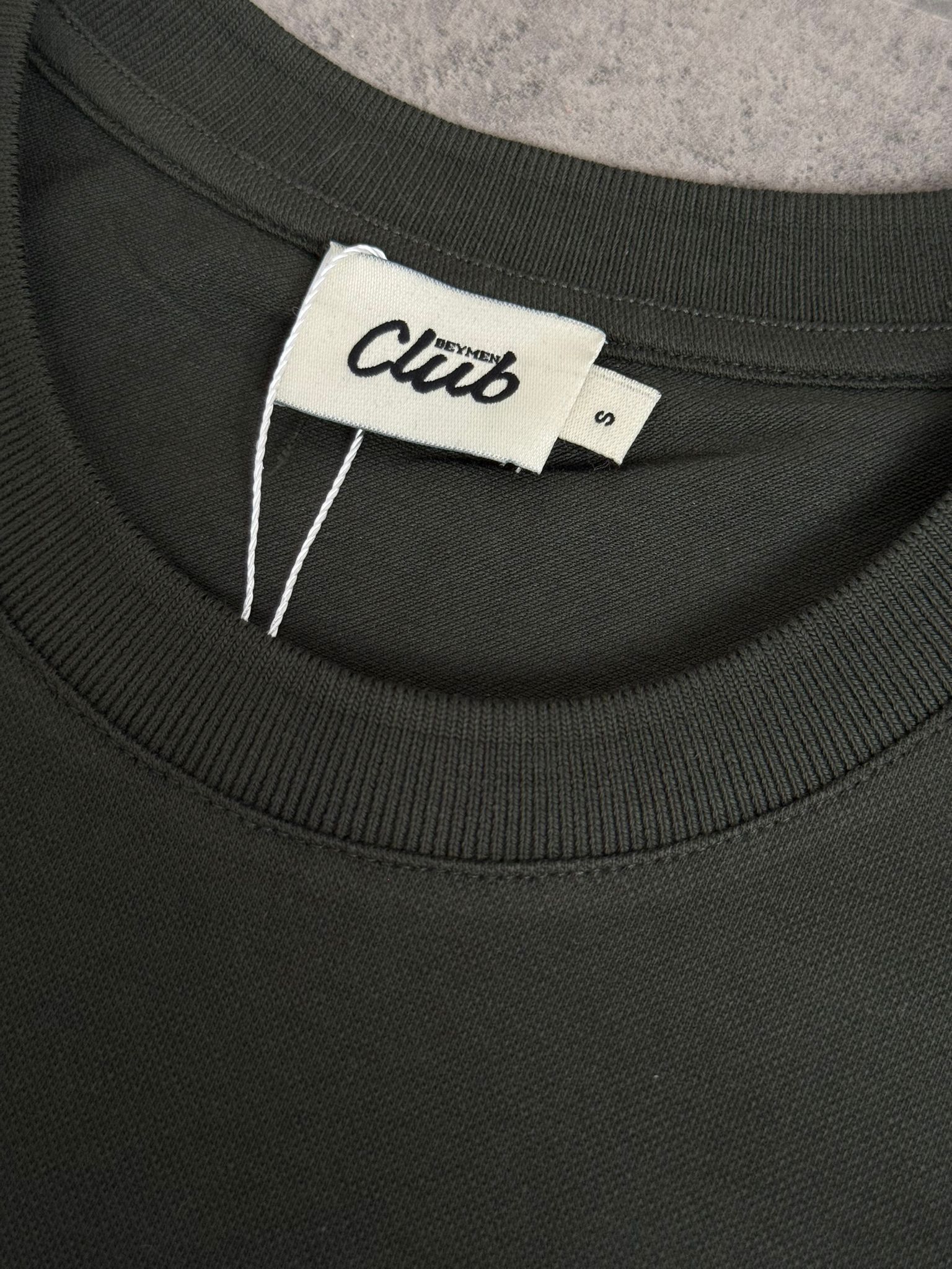 Yeni Sezon Örgü Petek Kumaş Basic Mini Logo T-shirt
