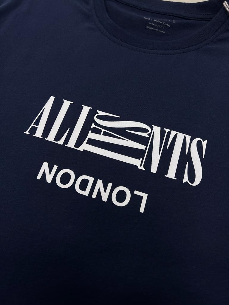 London Limited Series Navy Blue Oversize  T-shirt