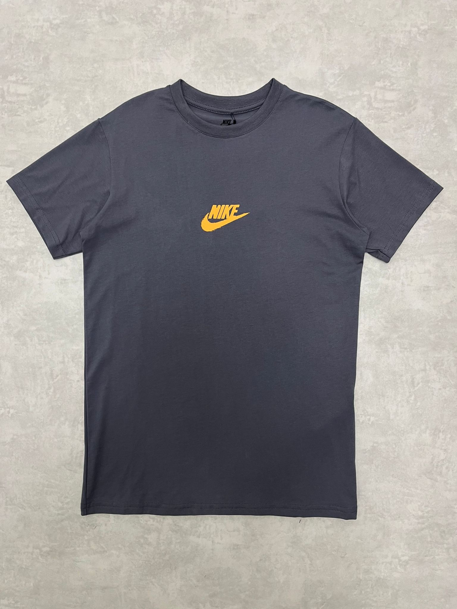 Icon Back To Print Antrasit Logo T-shirt