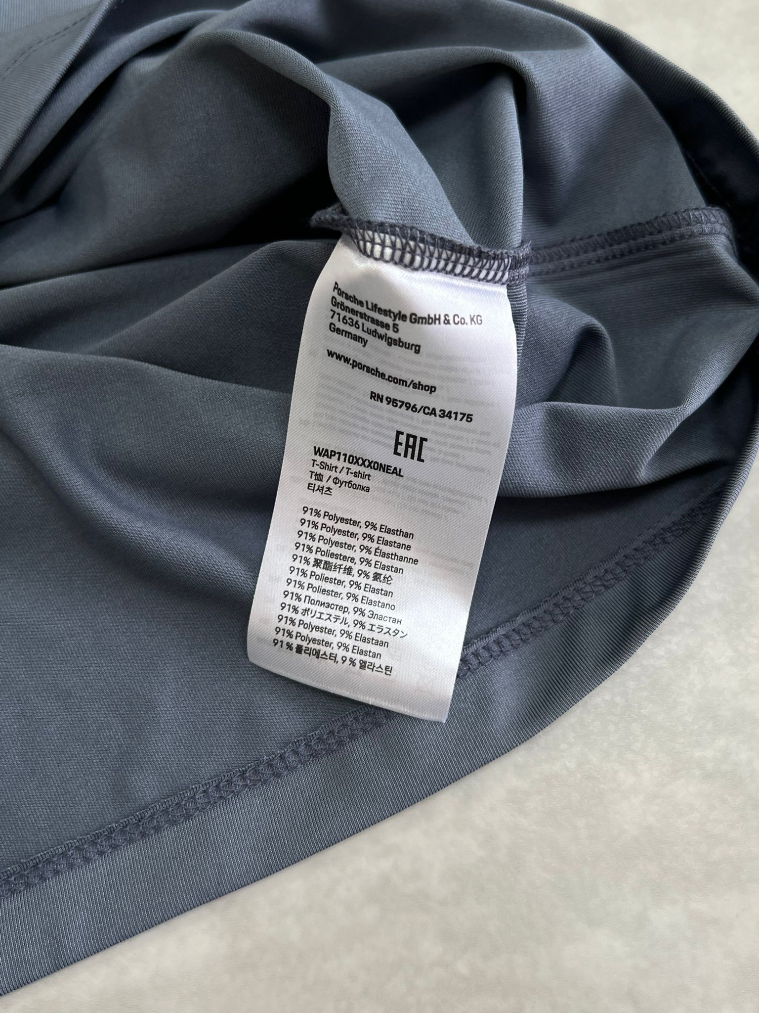 Back Print Icon Logo Clima Cool (Nefes Alan) Gray T-shirt