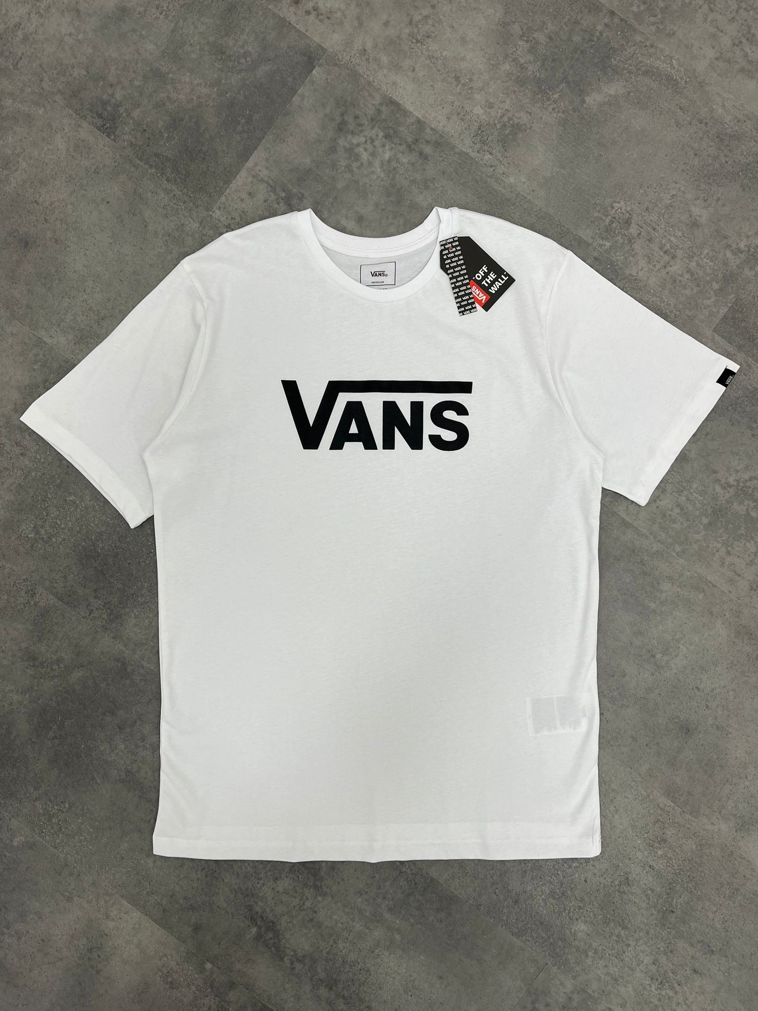Yeni Sezon Mid Icon Logo Classic White T-shirt