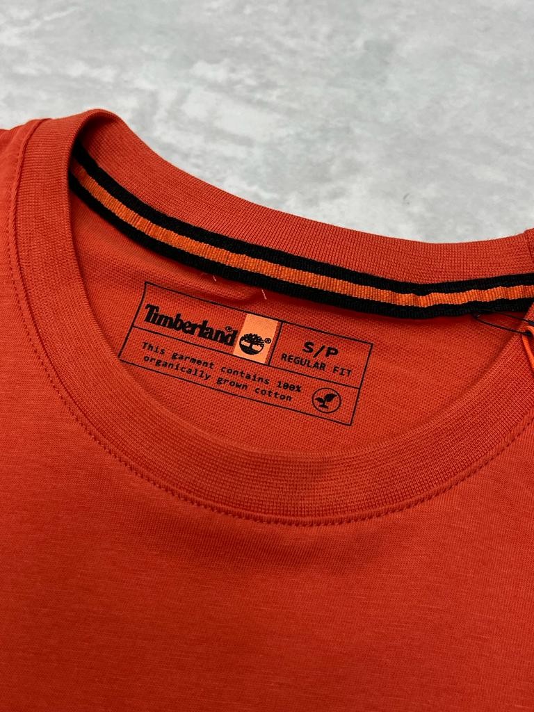 Back To Mid Logo Print Orange T-shirt