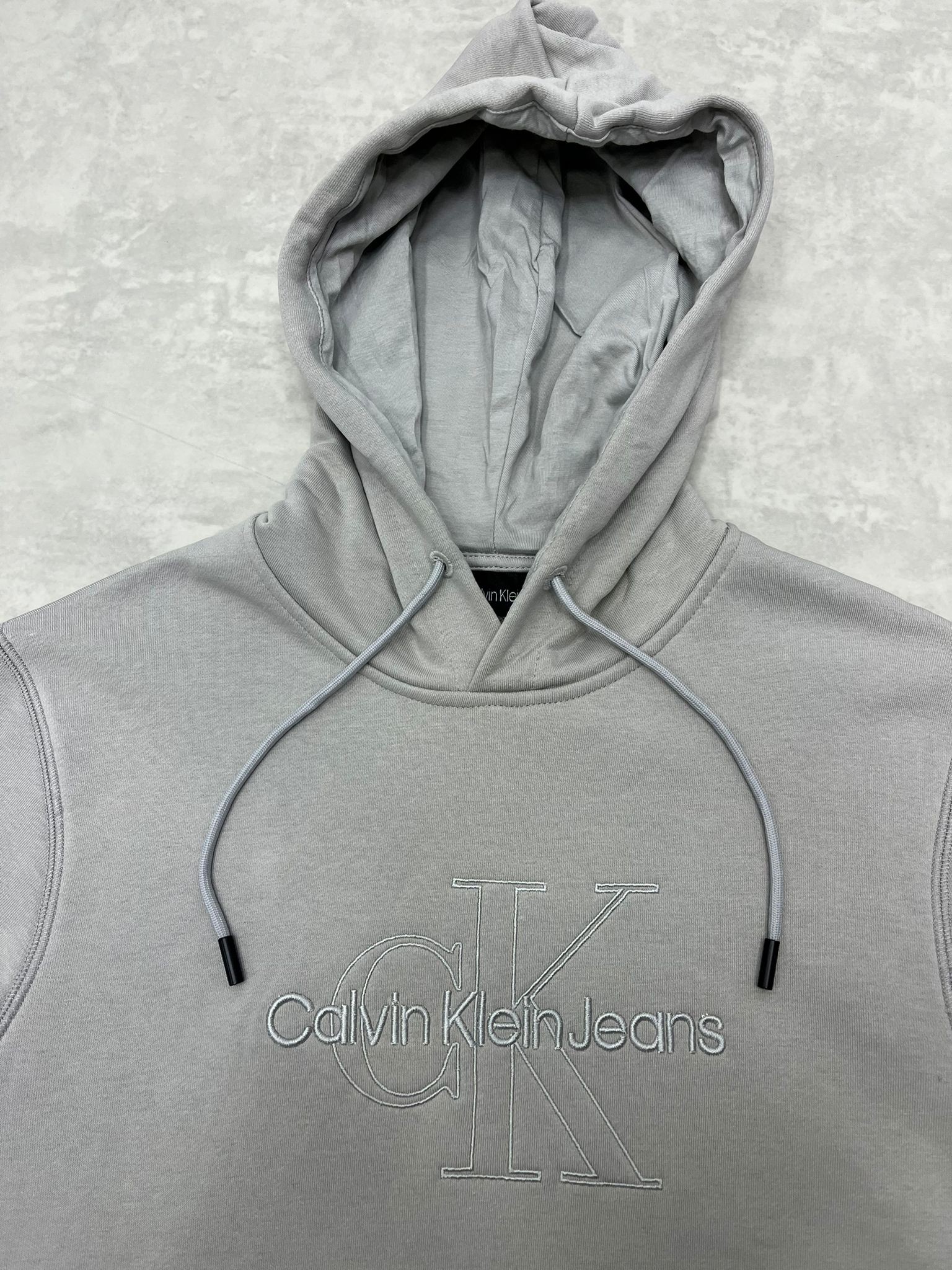 Mid Full Nakış Limited Edition Şardonsuz Gray Sweatshirt