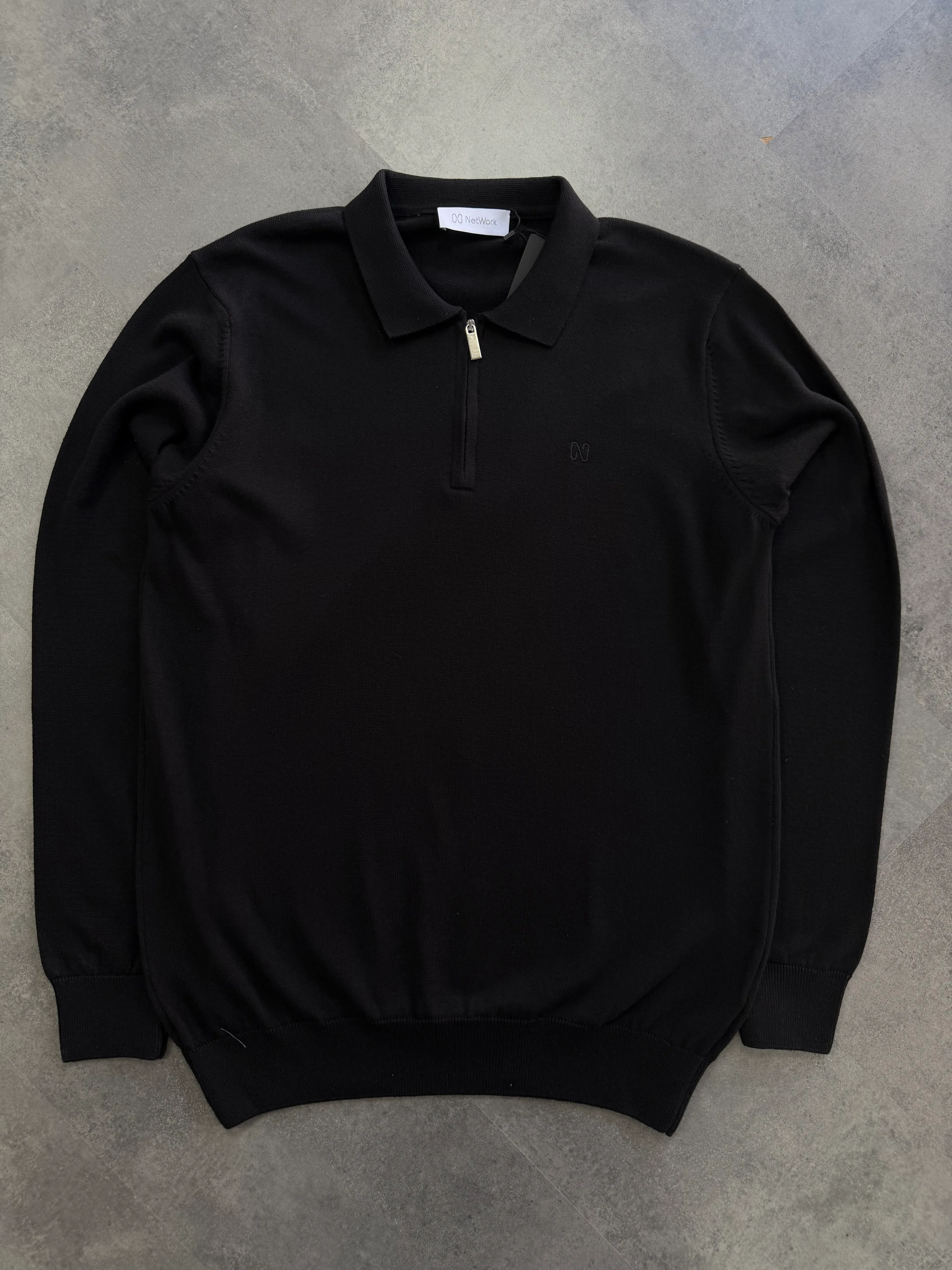 Yeni Sezon Basic Mini Logo Classic Sweatshirt - SİYAH