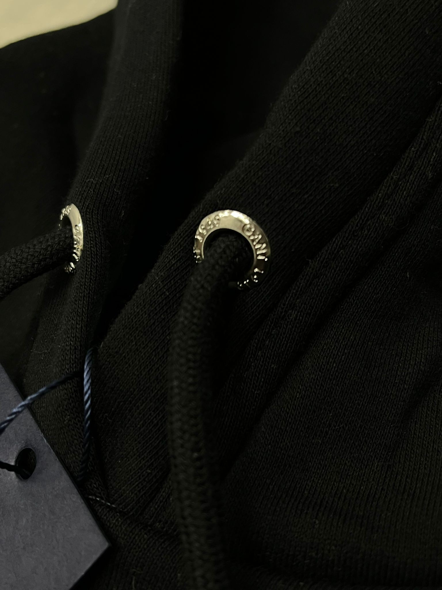 Yeni Sezon Full Nakış Üç İplik Black Sweatshirt