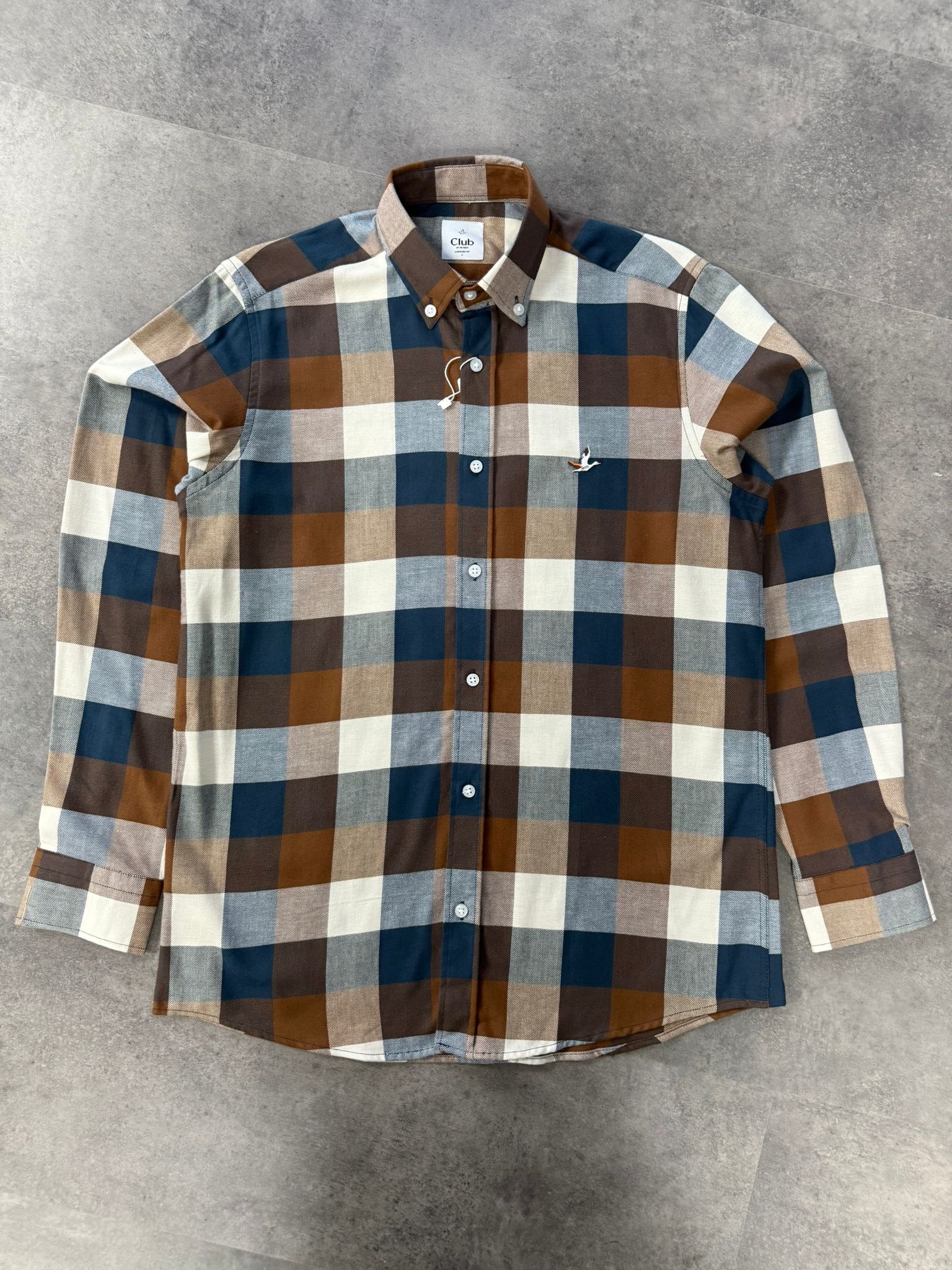 Yeni Sezon Kışlık Flanel Classic Logo Gömlek - 1