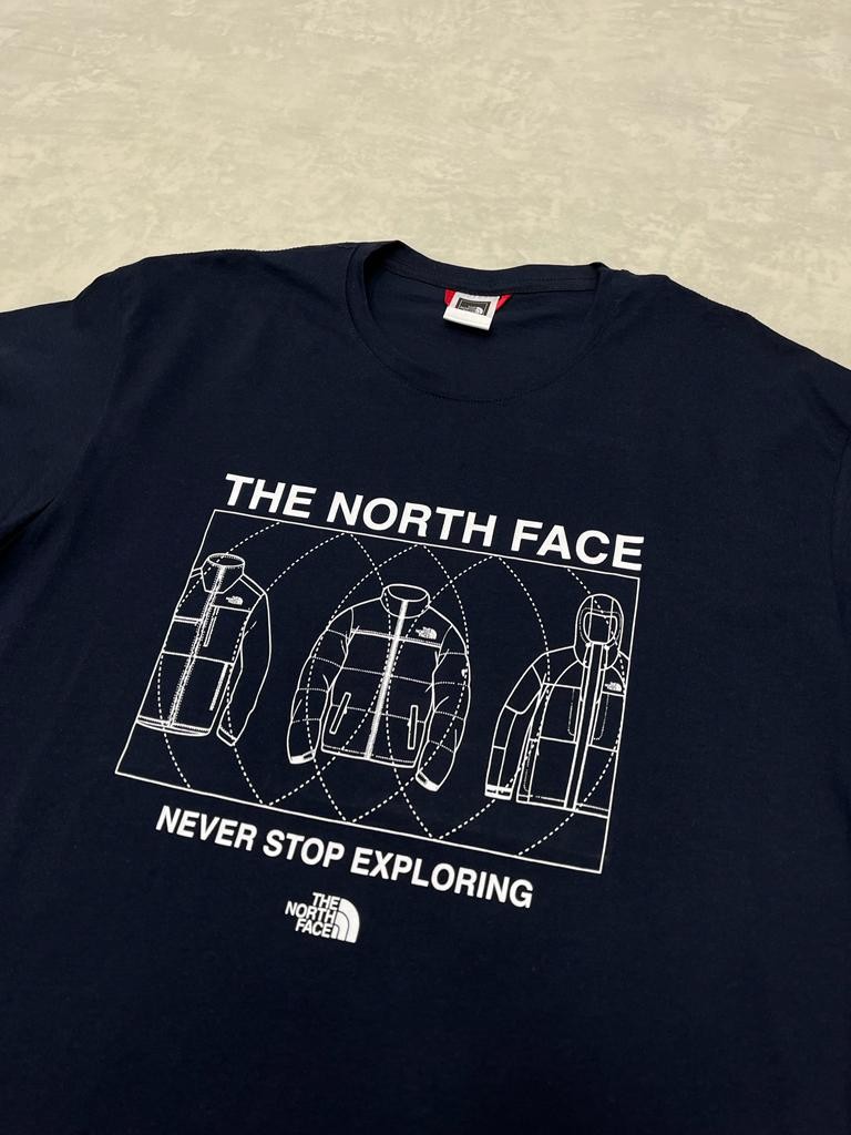 Navy Blue Printed T-shirt