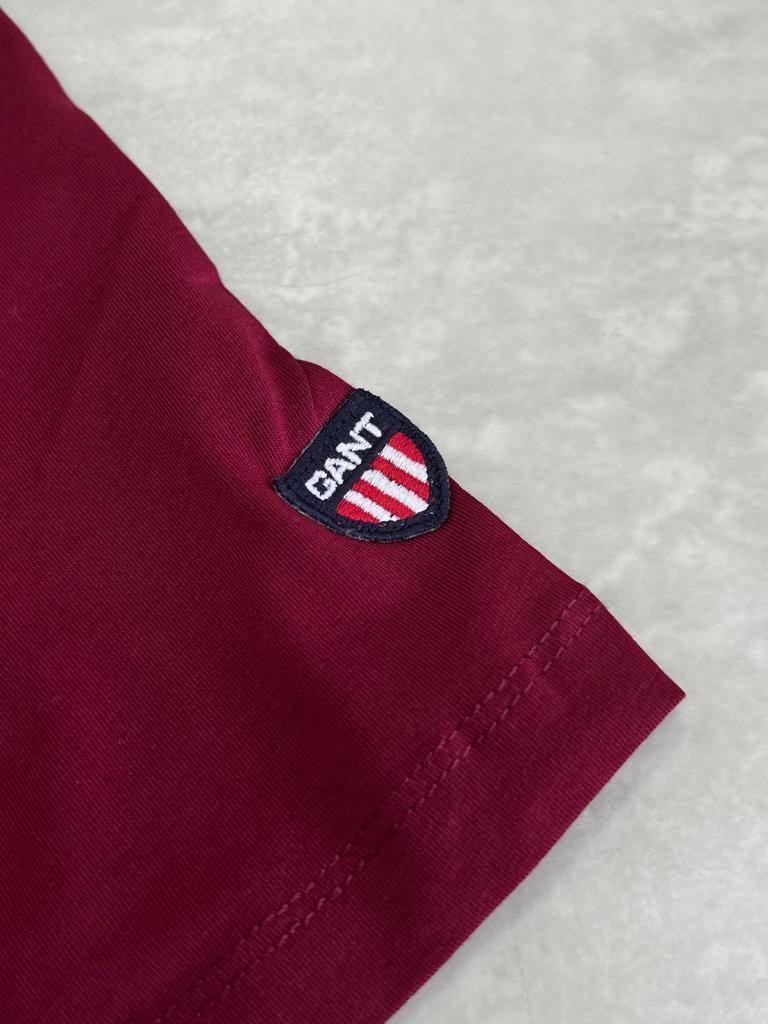 Ton to Tone Essential Mid Icon Logo Bordo T-shirt