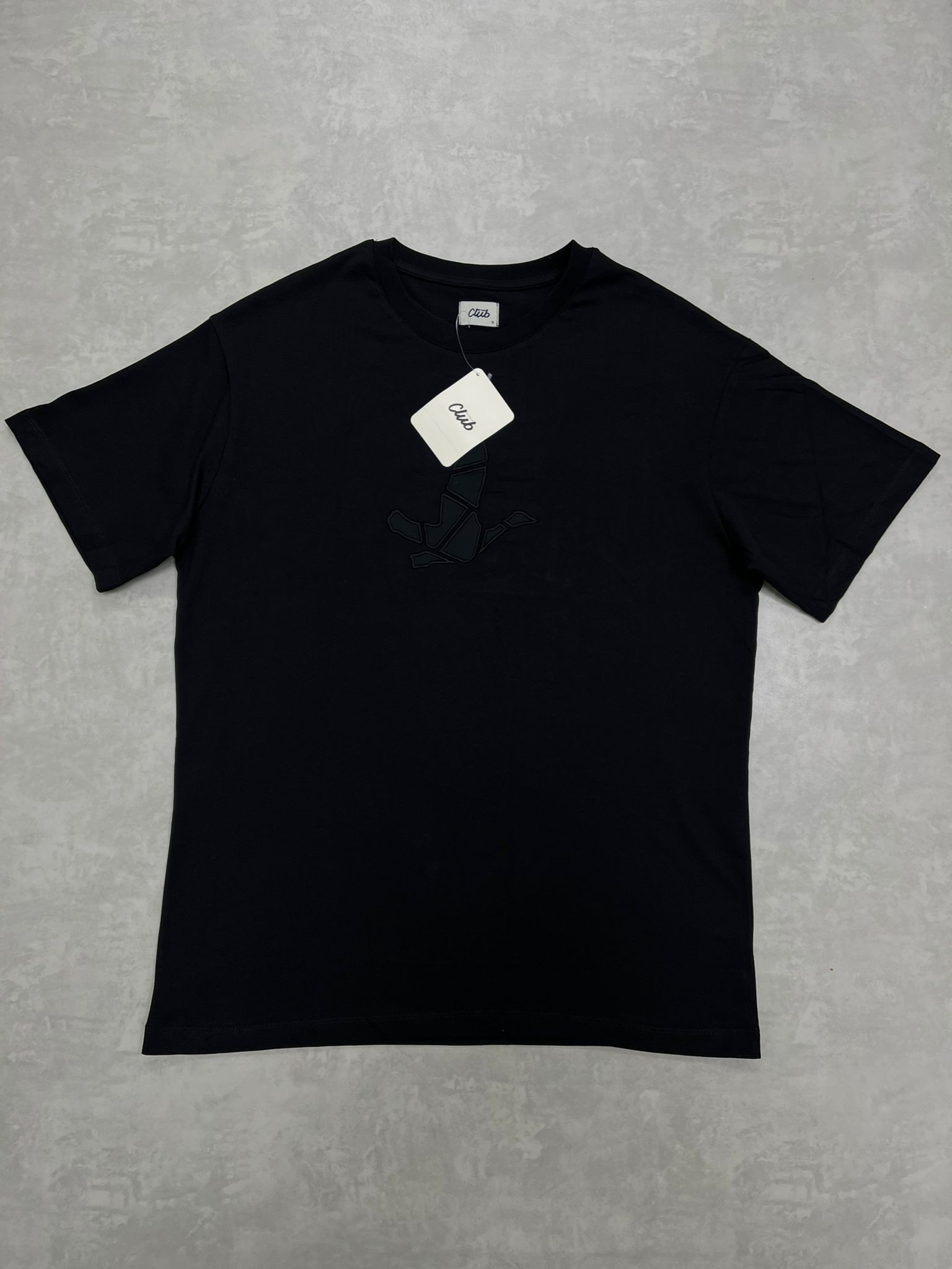 Mid Birds Logo Black T-shirt