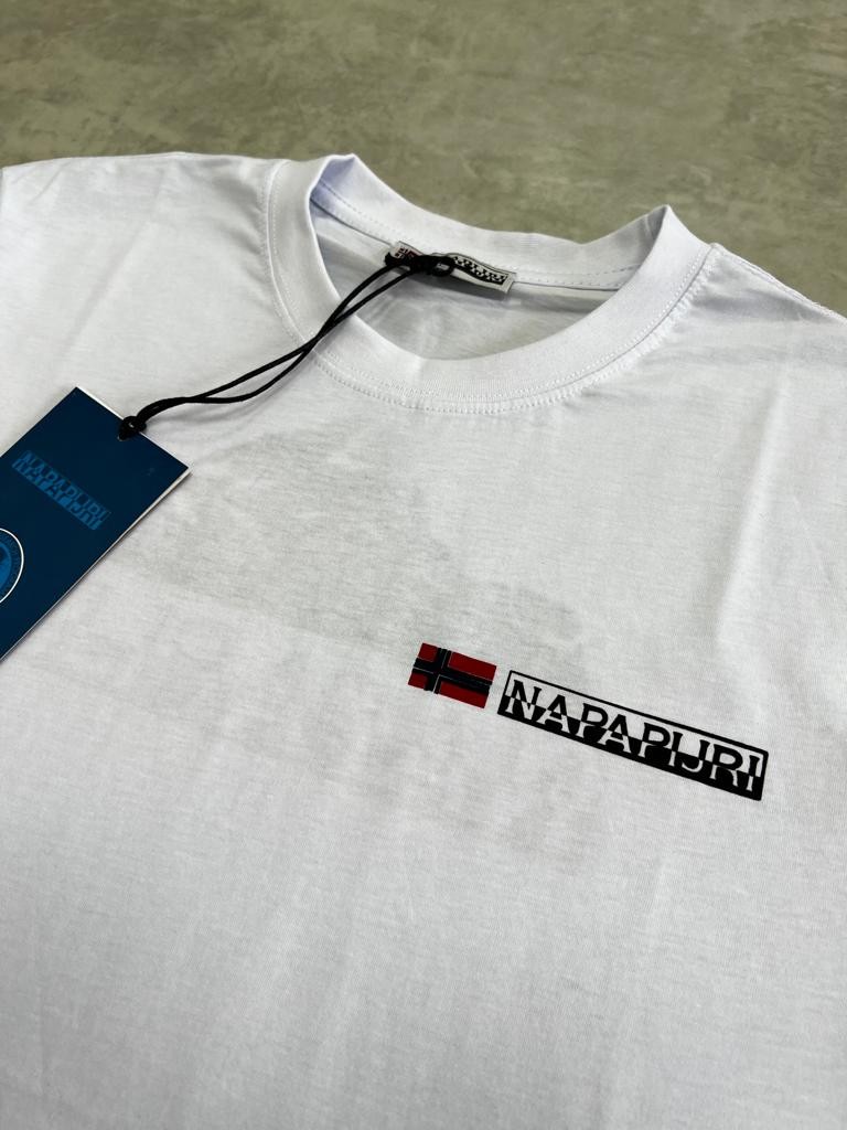 Mountain  Mini Logo White T-shirt