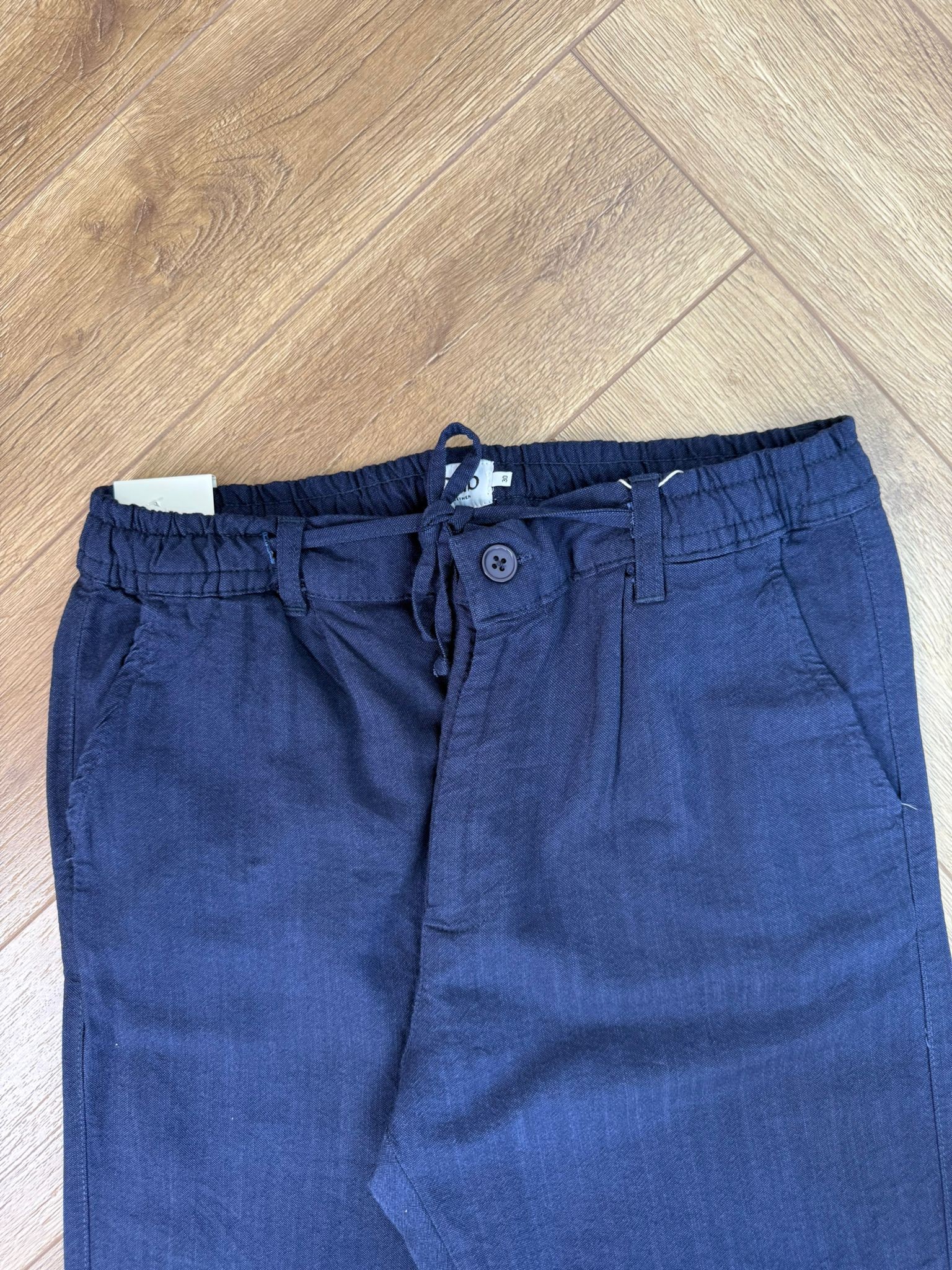 Yeni Sezon Yumuşak Dökümlü Keten Pantolon