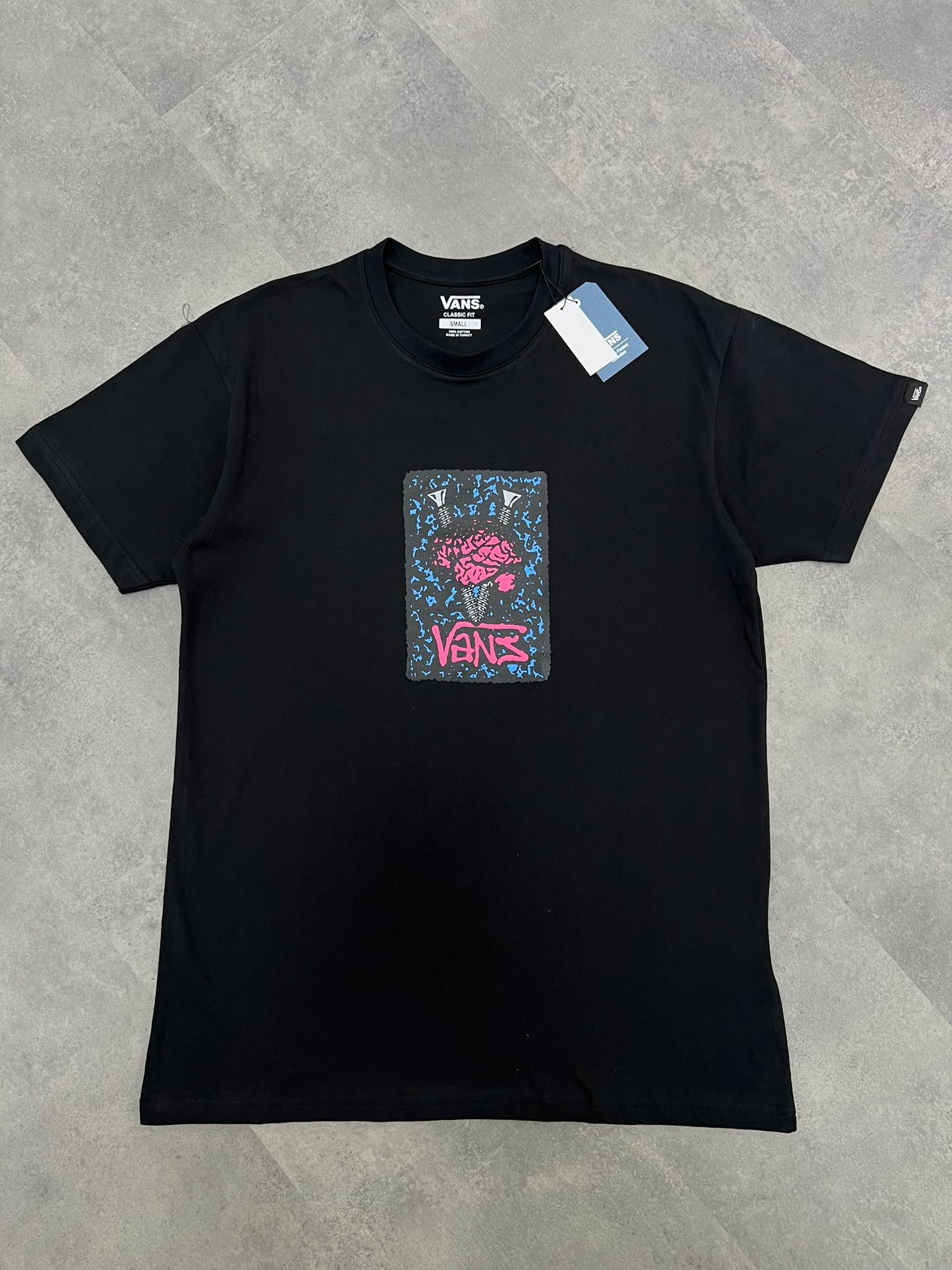 Yeni Sezon Brain Black  T-shirt