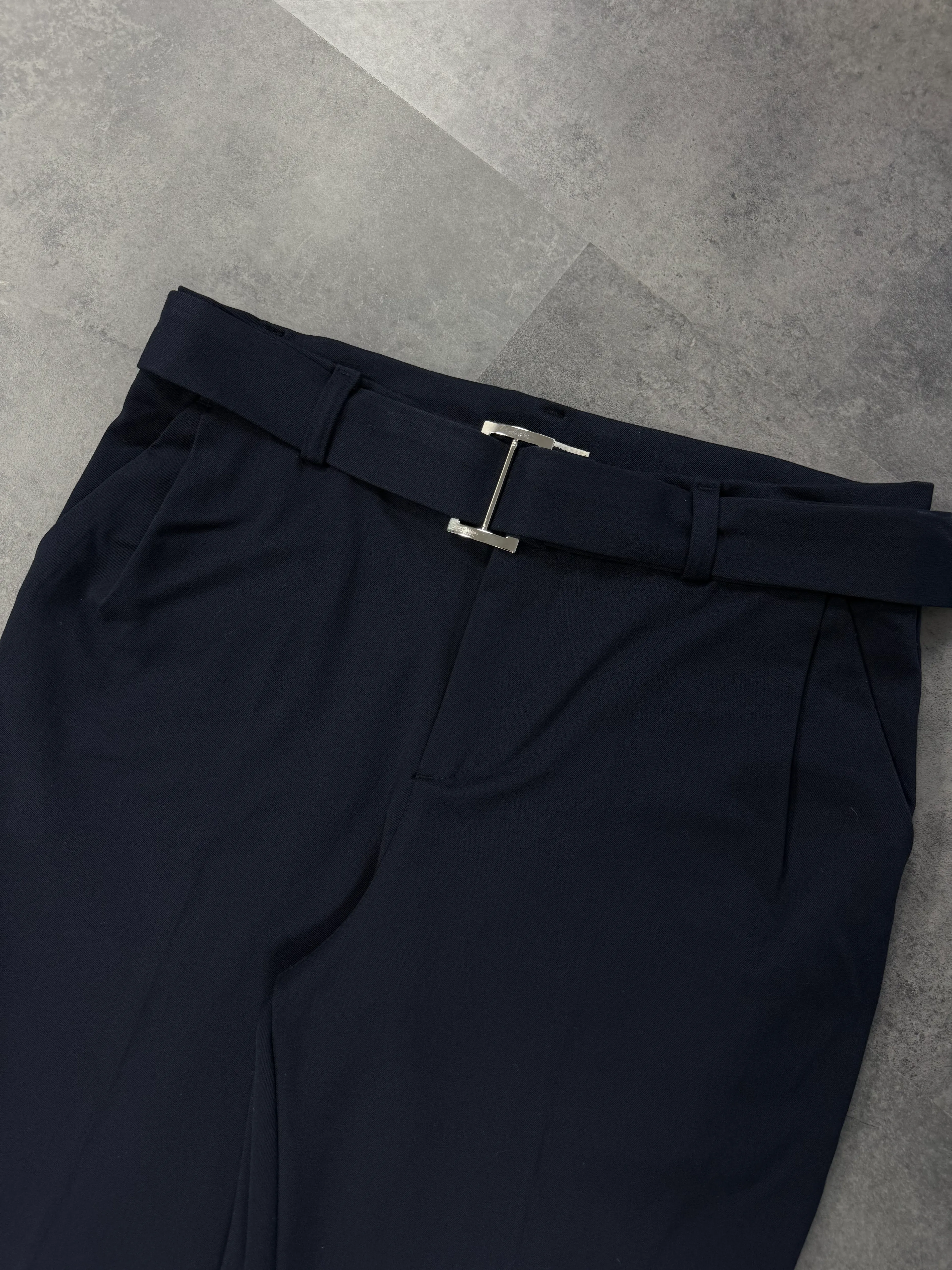 Yeni Sezon İtalyan Kumaş Kalın Kışlık Casual Pantalon