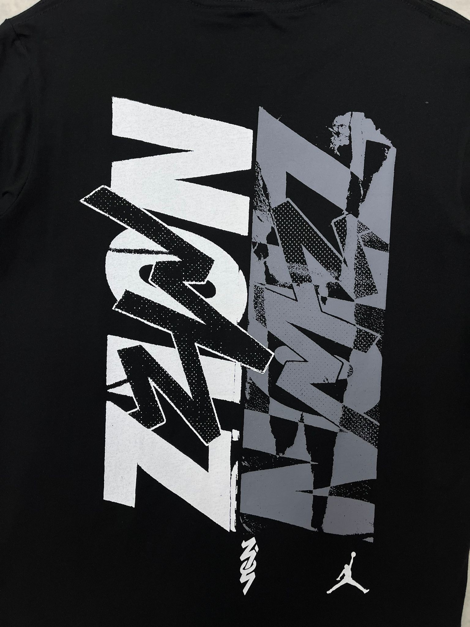 Zown Noz Back Print Edition  Black T-shirt