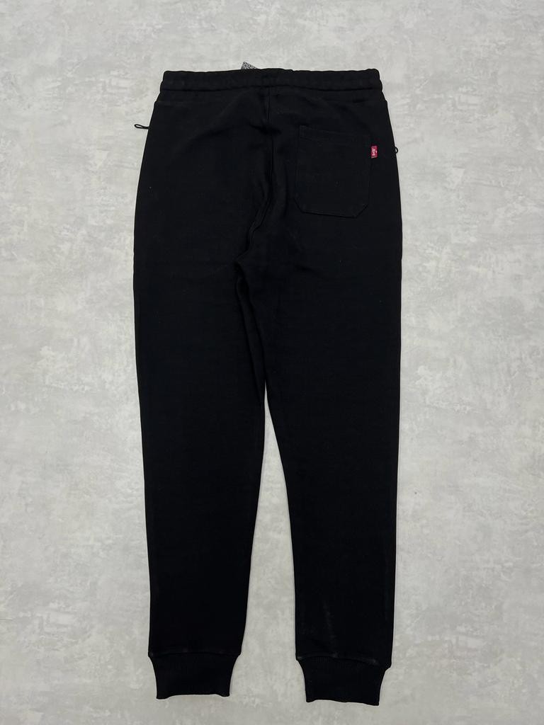 Double Face Black Nakış Logo Jogger