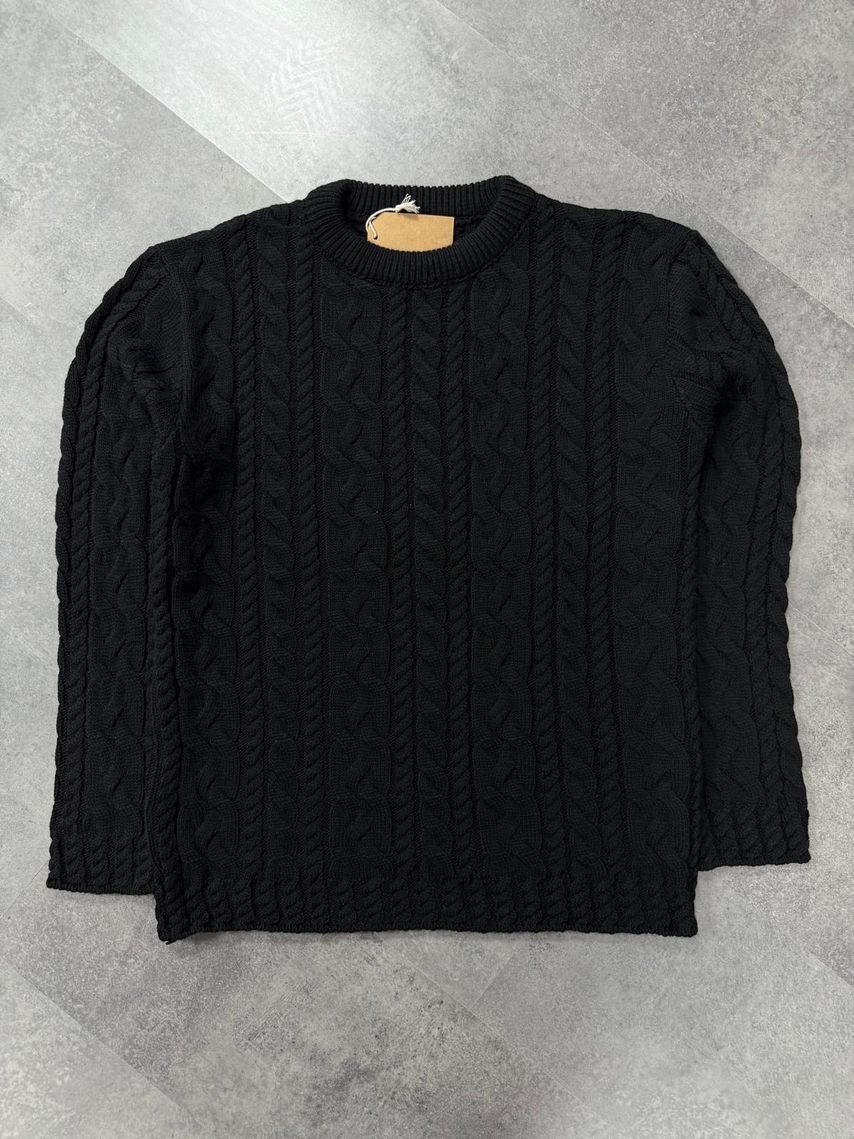 Yeni Sezon Diagonel Özel Örgü Kalın Pamuk Kazak