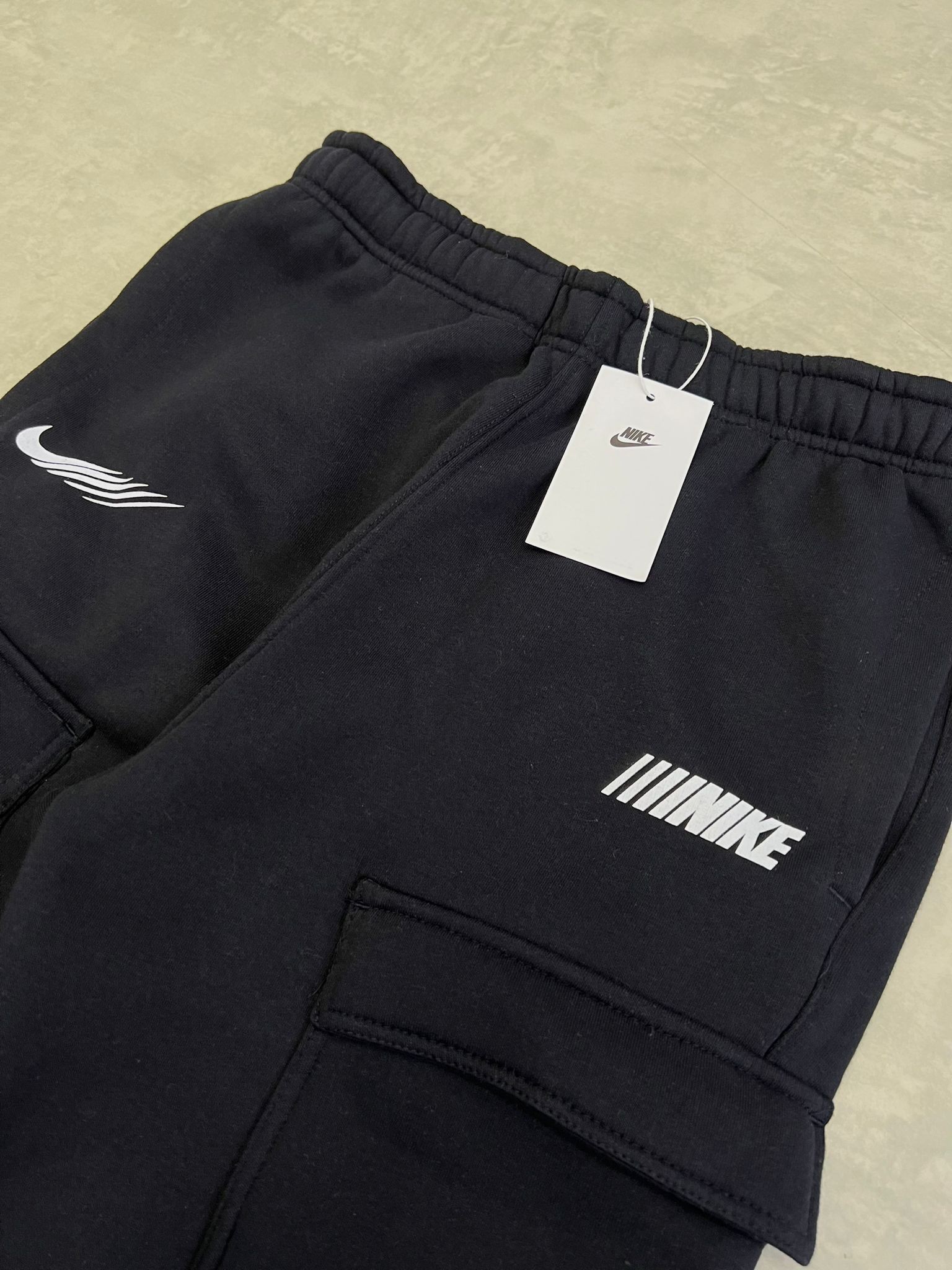 Yeni Sezon Swoosh T100- Navy Blue Şardonlu Eşofman Altı