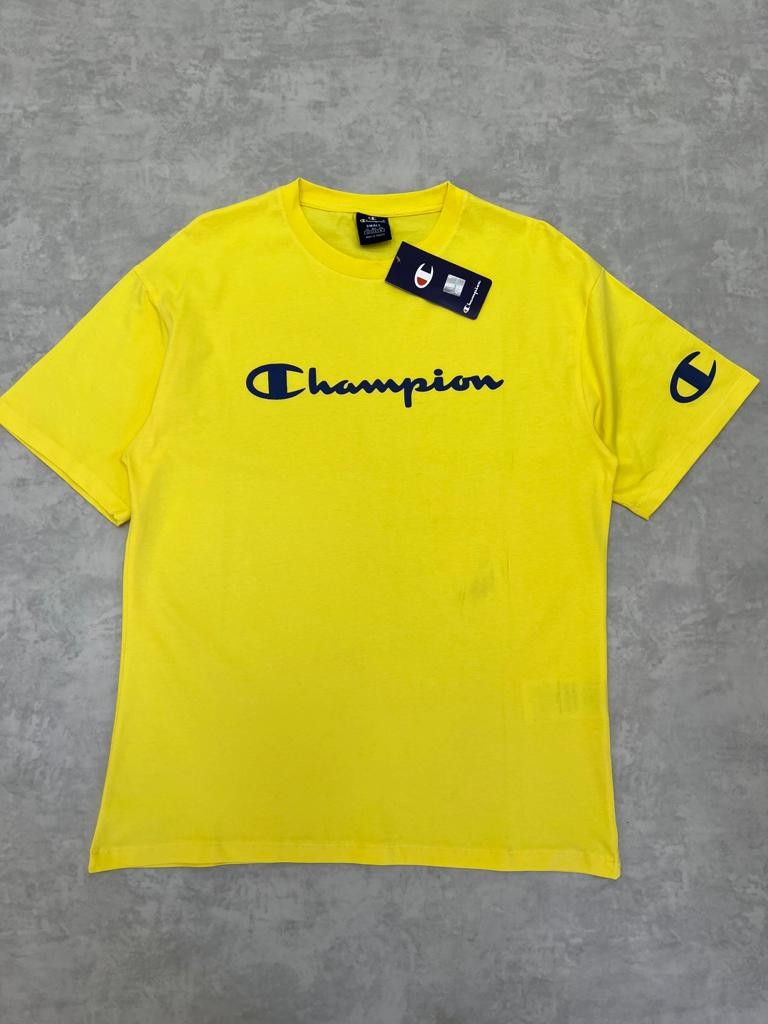Icon Crewneck Logo Yellow T-shirt