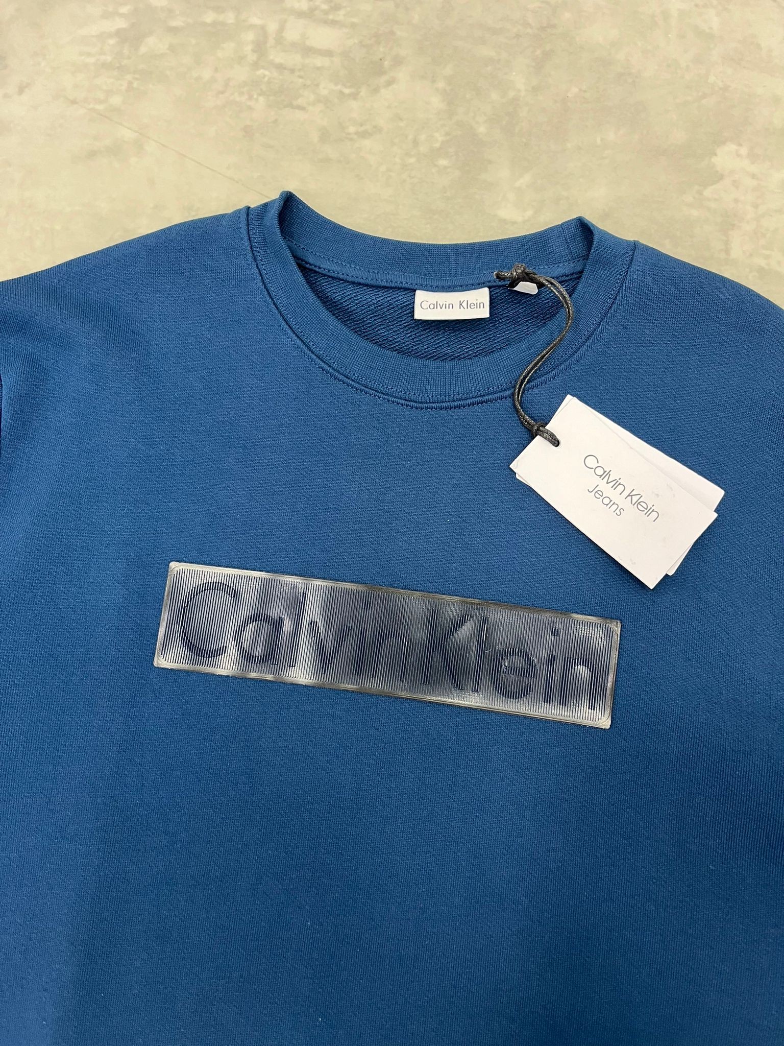 Yeni Sezon Hologram Logolu Özel Seri Navy Blue Sweatshirt