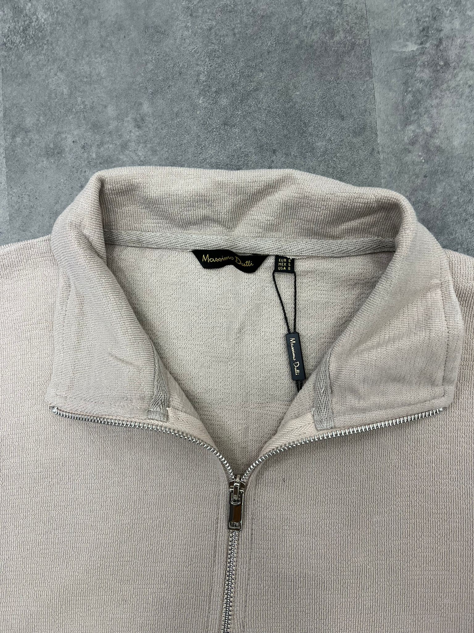 Yeni Sezon Triko Yarım Fermuarlı Sweatshirt