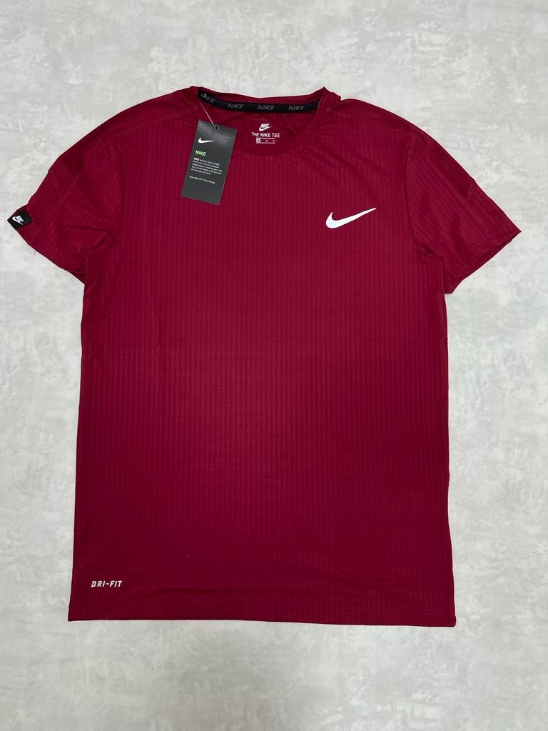 Classic Clima Cool Basic Logo Bordo T-shirt