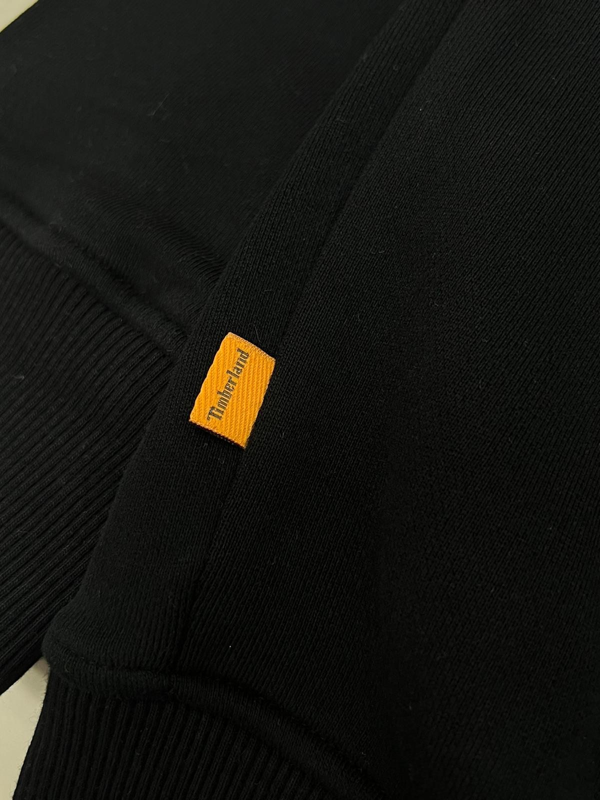 Ton To Tone Mid Icon Nakış Black Sweatshirt