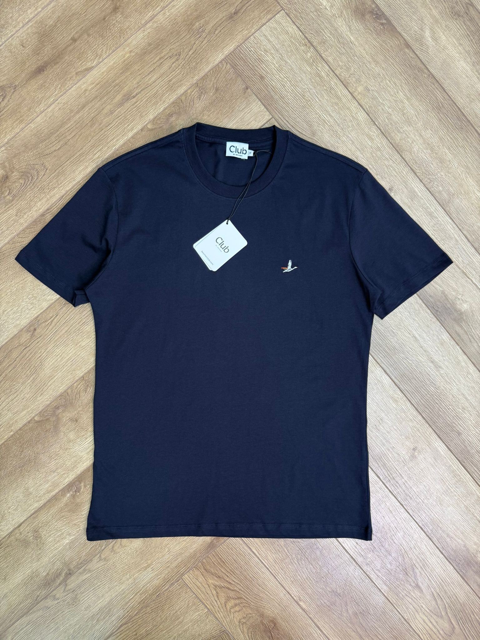 Yeni Sezon Classic Basic Mini Logo T-shirt - LACİVERT