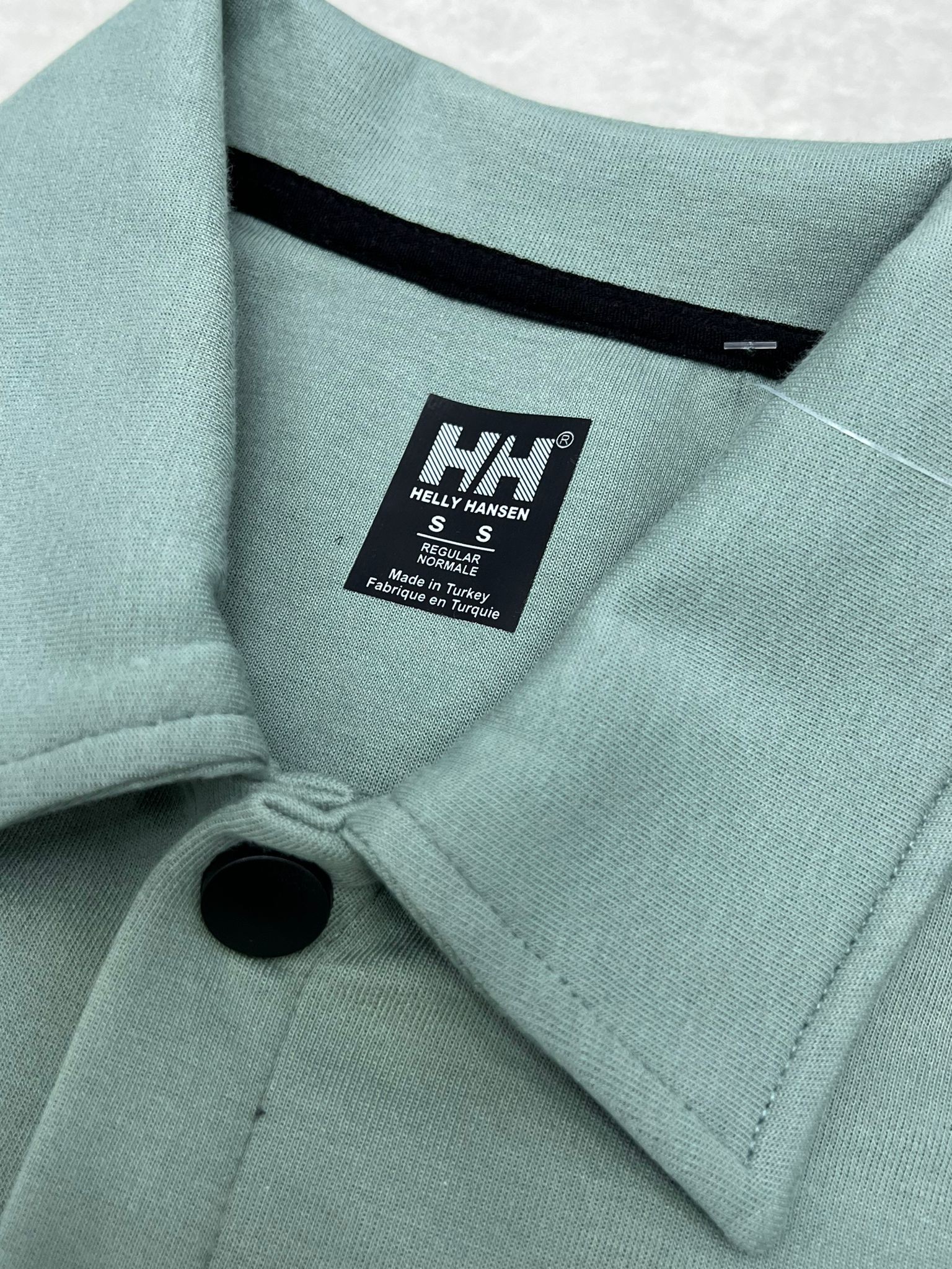 Yeni Sezon Double Face Cepli Özel Light Green Gömlek