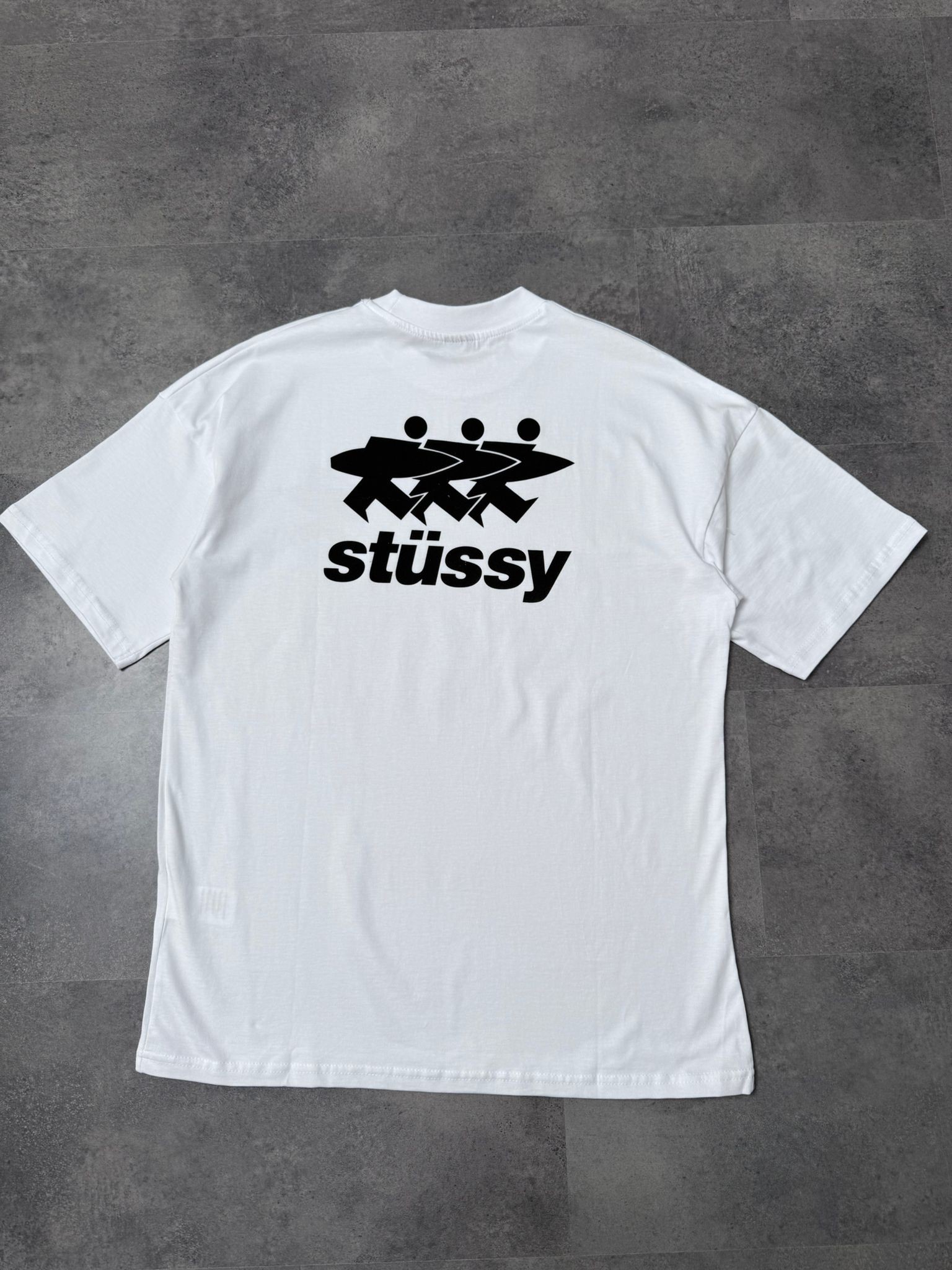 Yeni Sezon Beach And Surf  Back Print T-shirt - BEYAZ