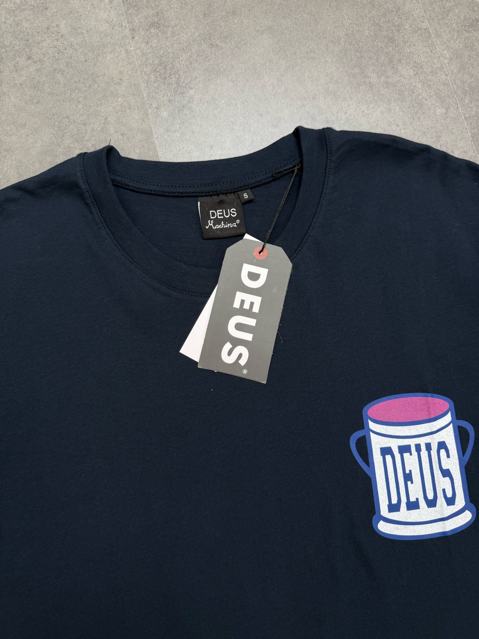 Yeni Sezon Ex Machina God Any Navy Blue T-shirt