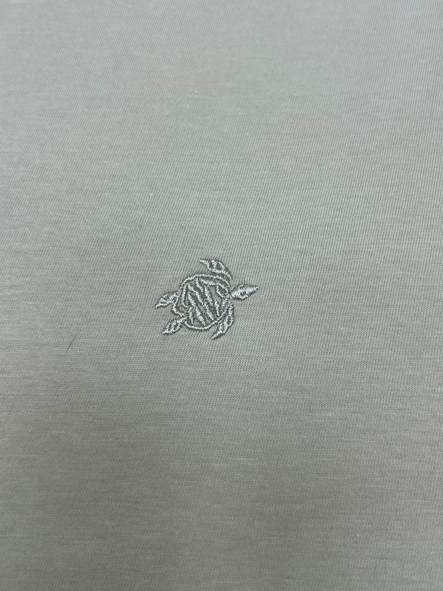 Yeni sezon  Fish Basic Mini Logo Cream T-shirt