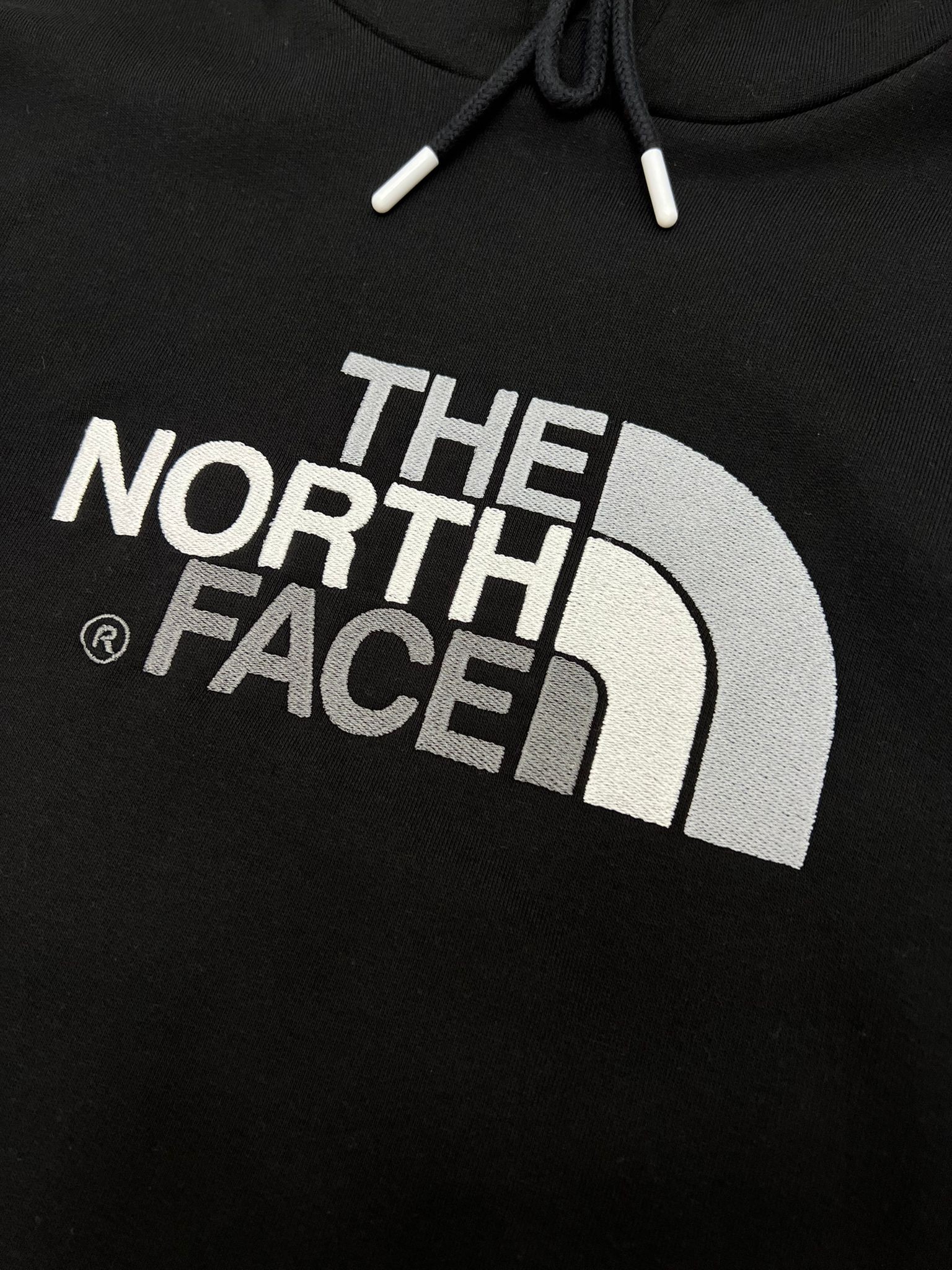 Mid İcon Full Nakış Kapşonu Polarlı Black Sweatshirt