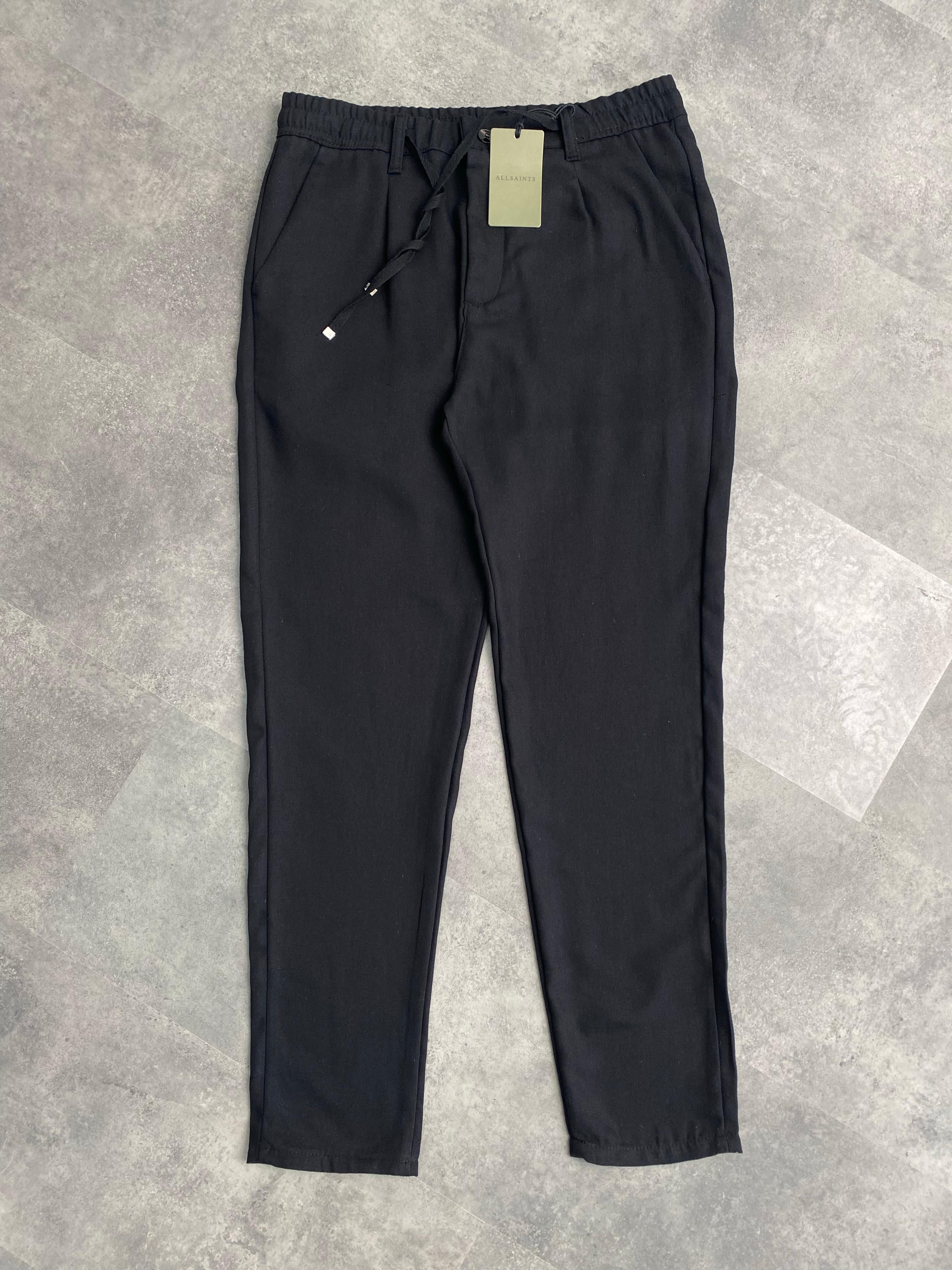 Yeni Sezon Premium Classic Casual Ham  Keten Pantolon - SİYAH