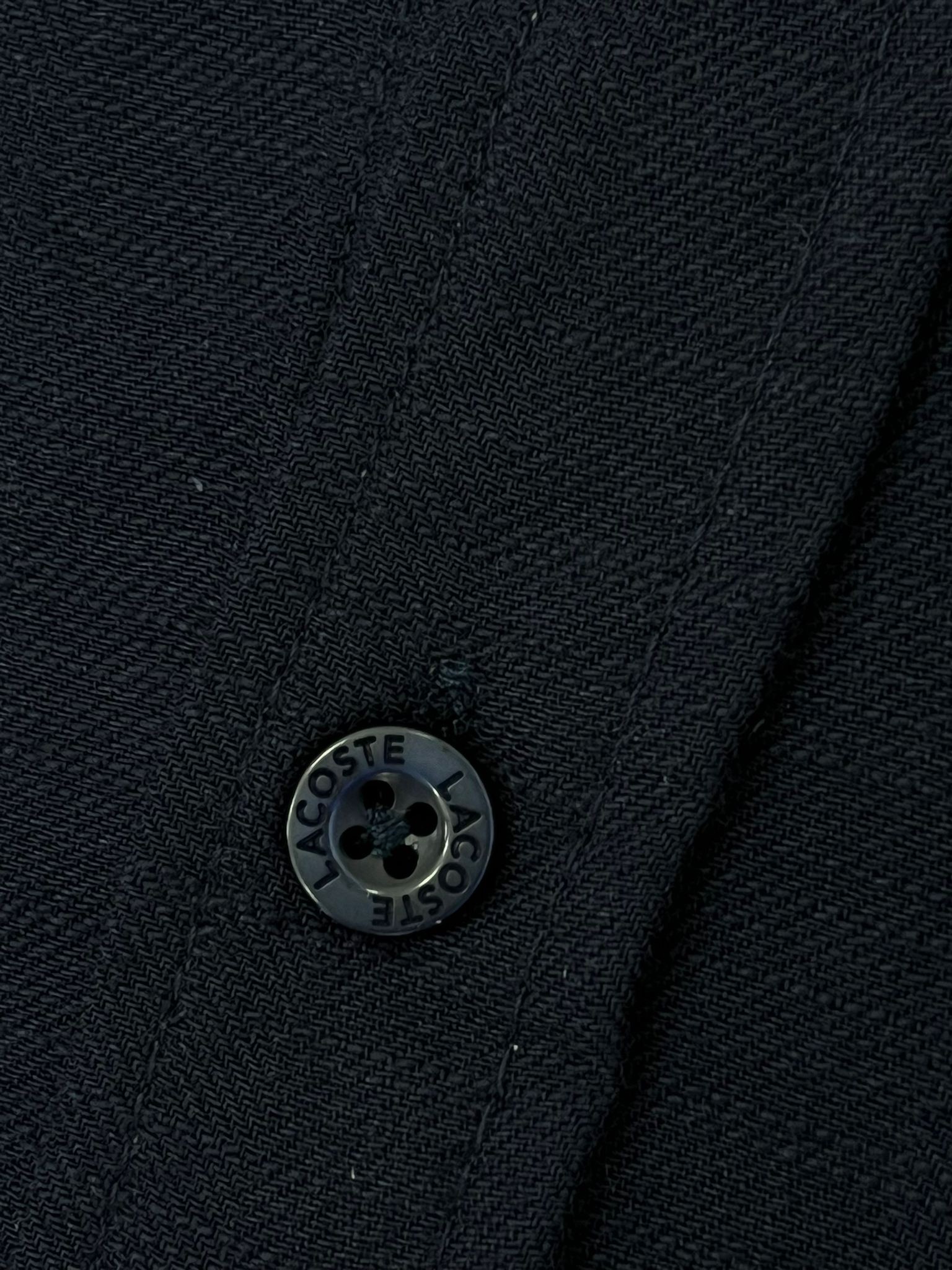 Yeni Sezon Yazlık Keten Navy Blue  Gömlek