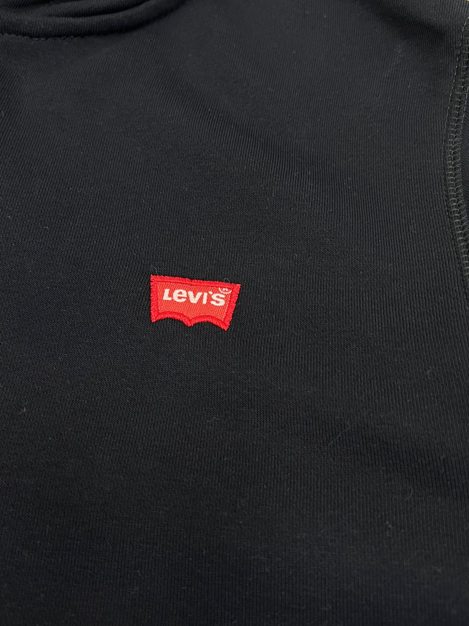 Tam Fermuarlı Patch Mini Logo Navy Blue Ceket