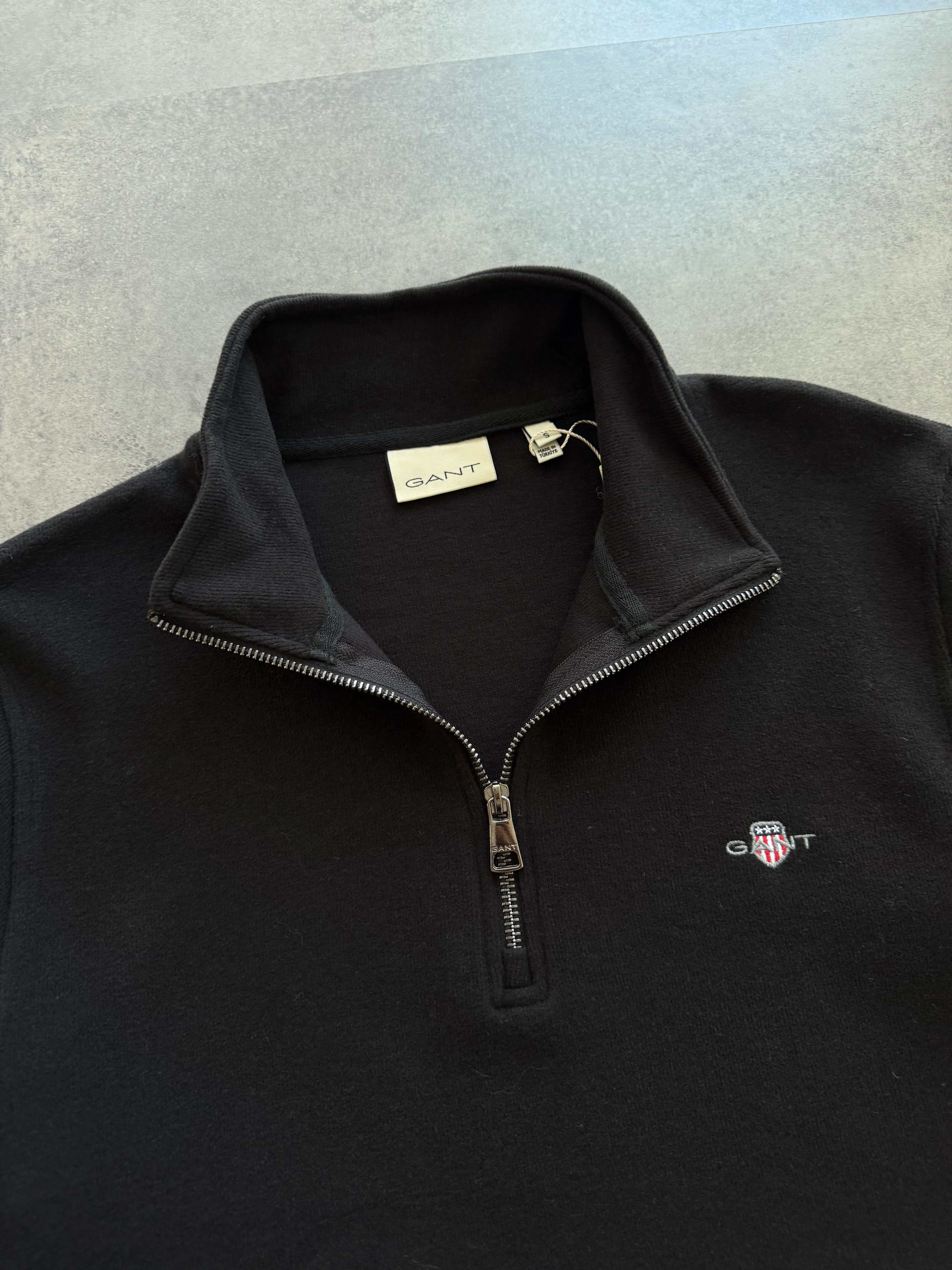 Yeni Sezon Selanik Ceast Logo Yarım Fermuarlı Sweatshirt