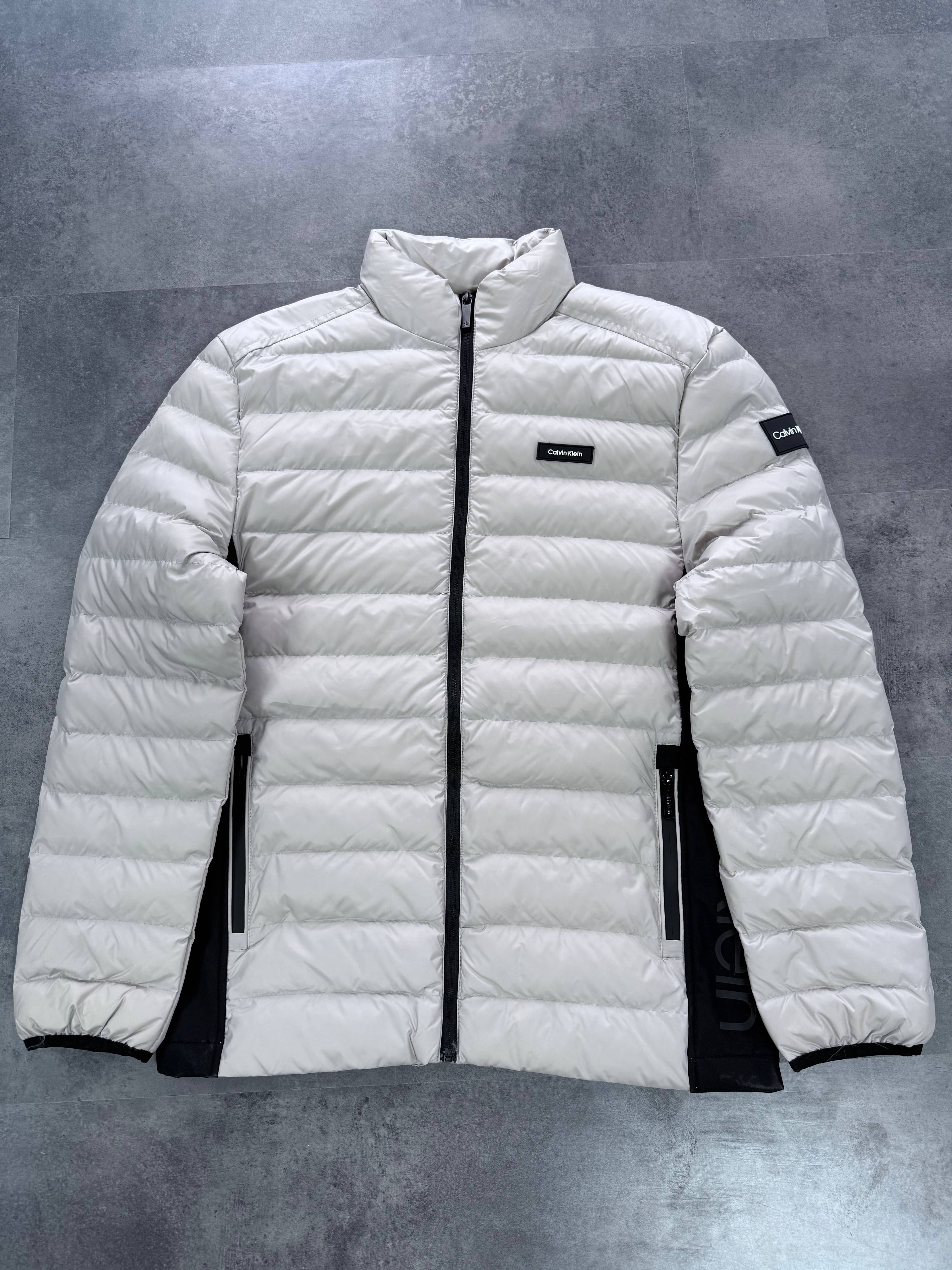 Yeni Sezon Şişme Detaylı Premium Mont - KREM