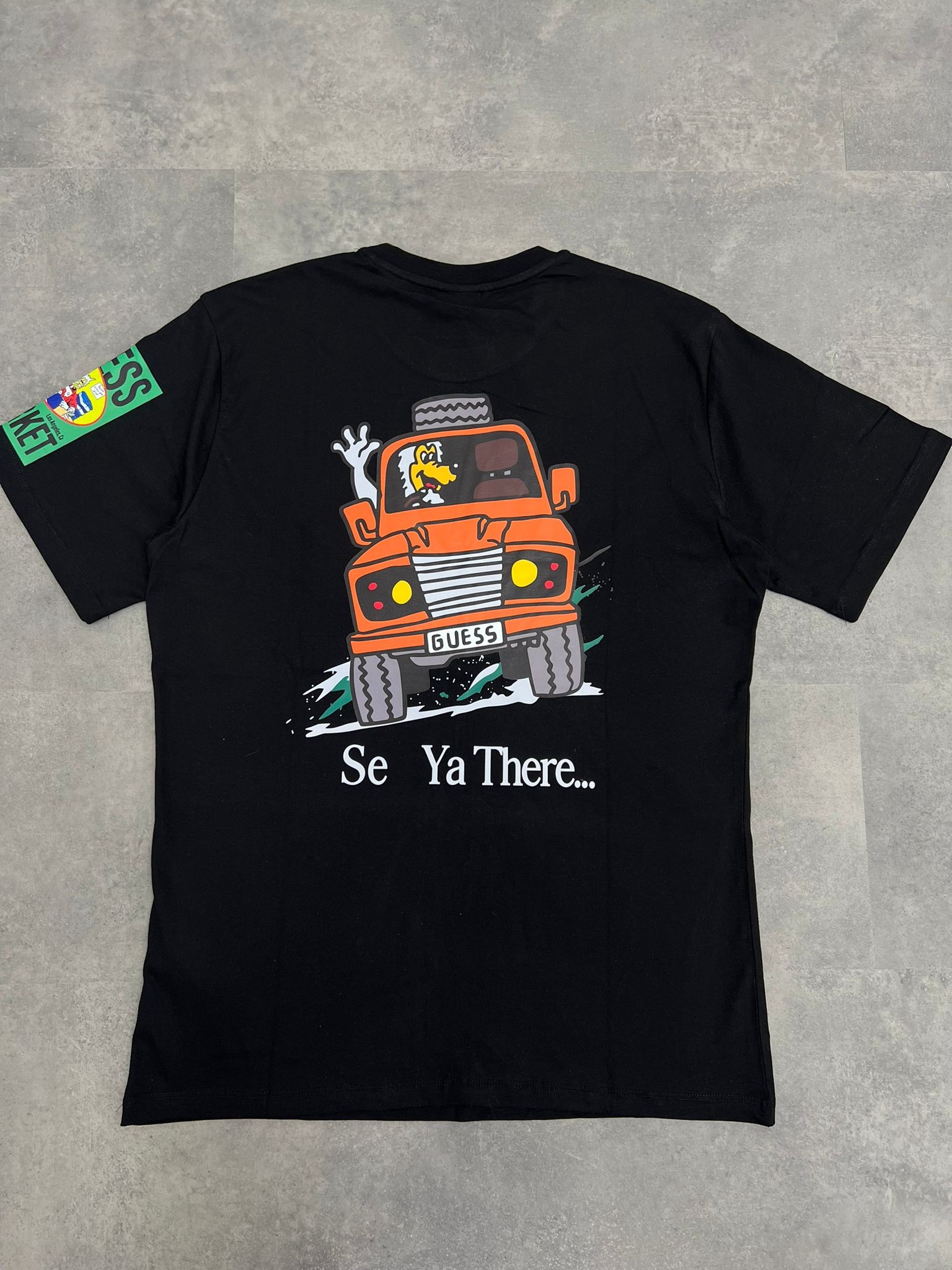Yeni Sezon Sea Ya There Oversize Relax Kalıp Black T-shirt