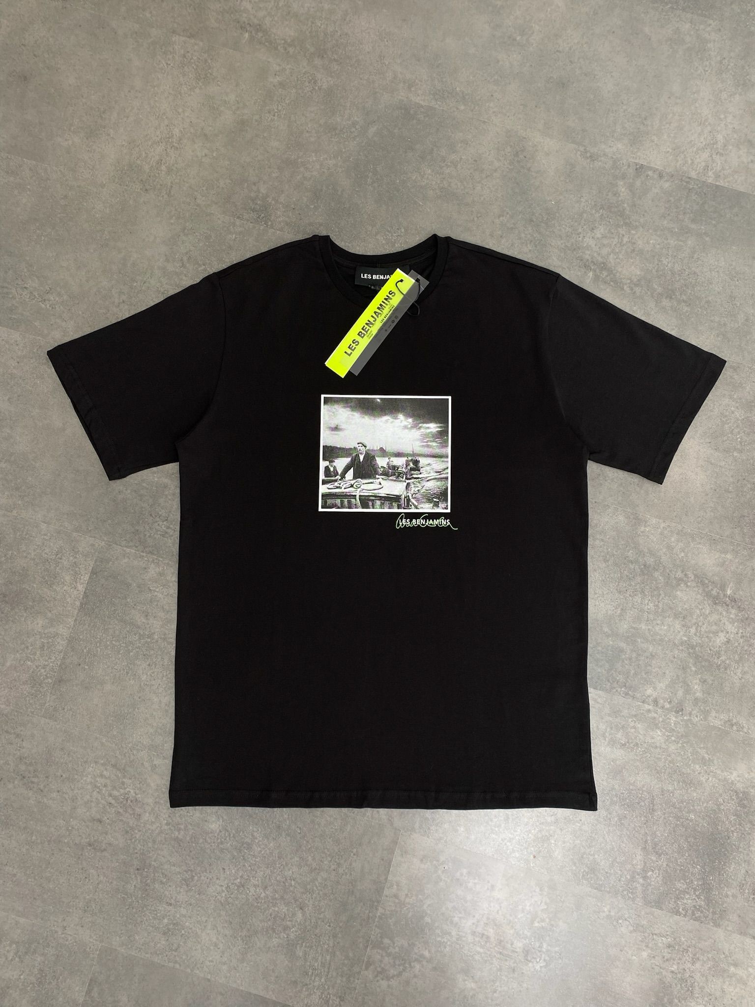 Yeni Sezon Retro İstanbul Mosque Print T-shirt - SİYAH