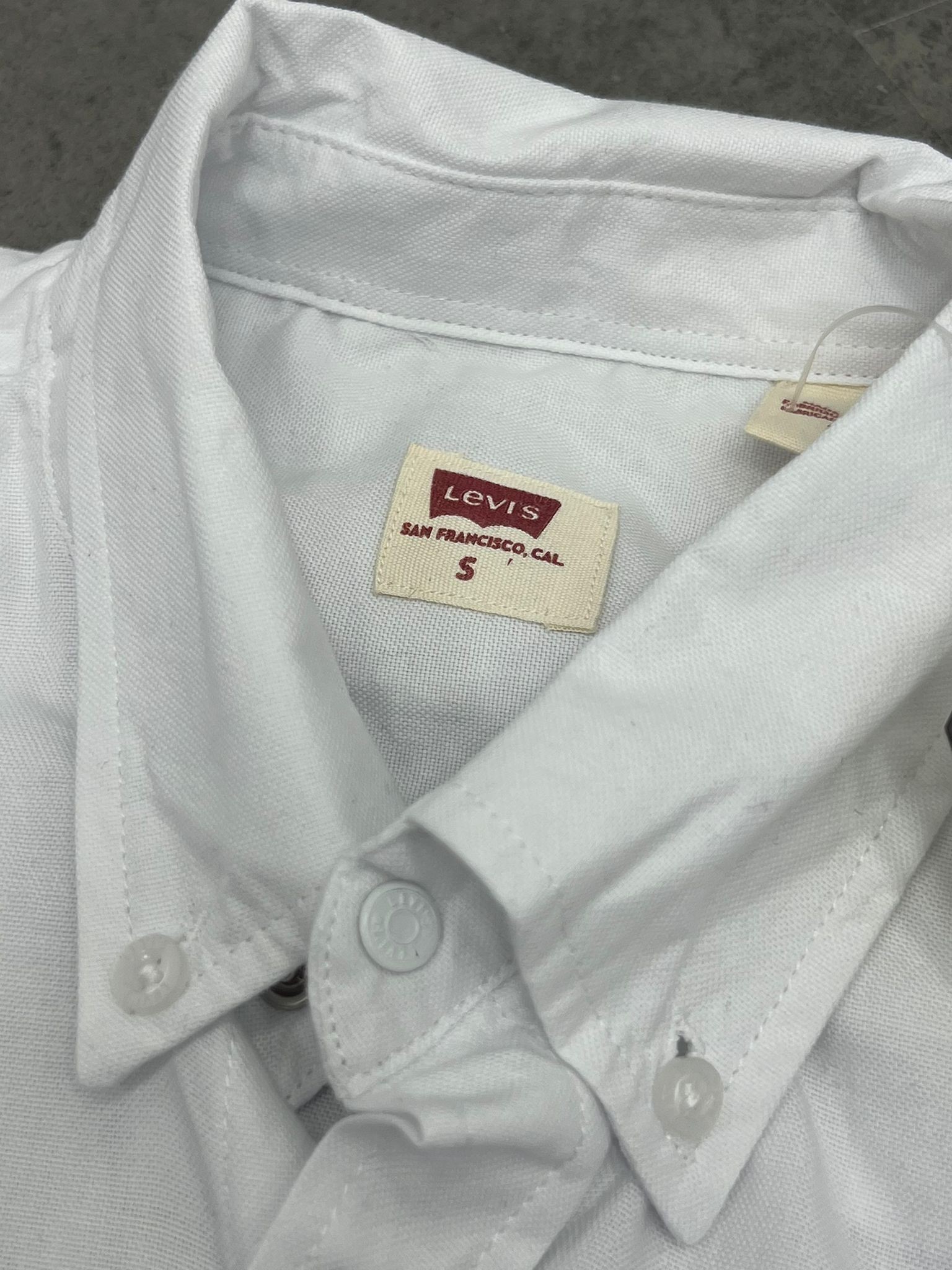 Yeni Sezon Basic Mini Logo Pamuk  White Gömlek