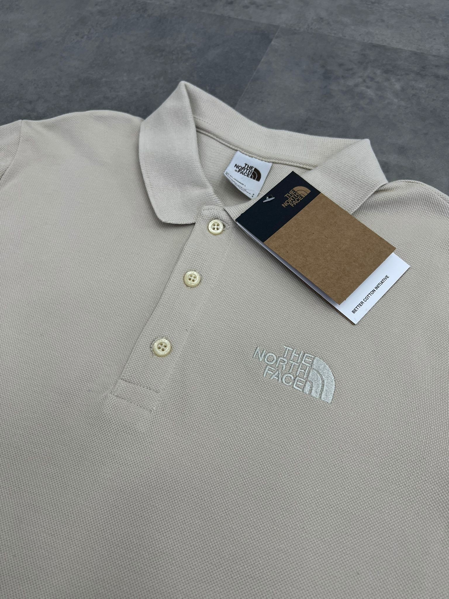 Yeni Sezon Ceast Basic Mini Logo Cream Polo Yaka