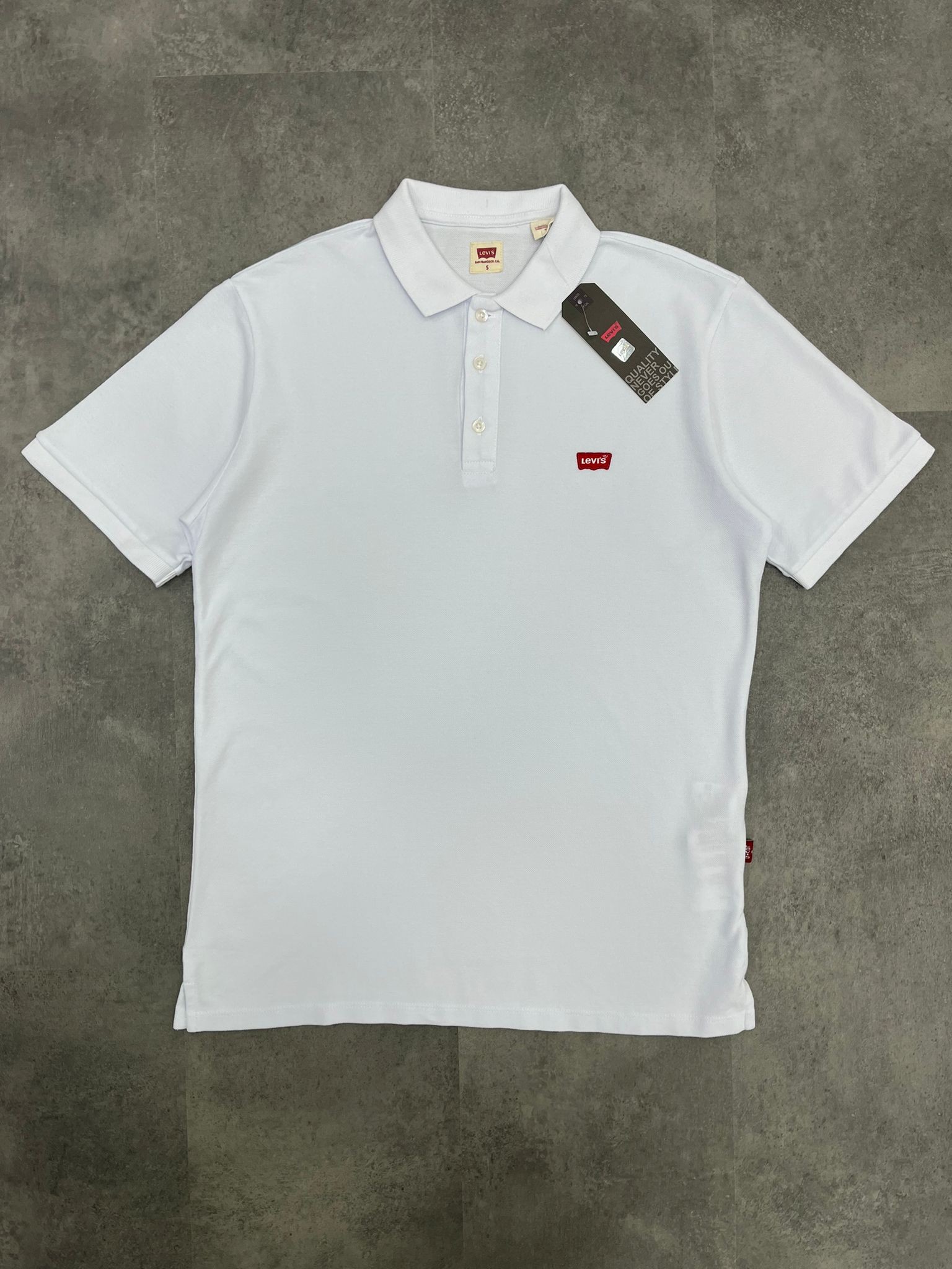 Yeni Sezon Classic Mini Logo Basic White Polo Yaka T-shirt
